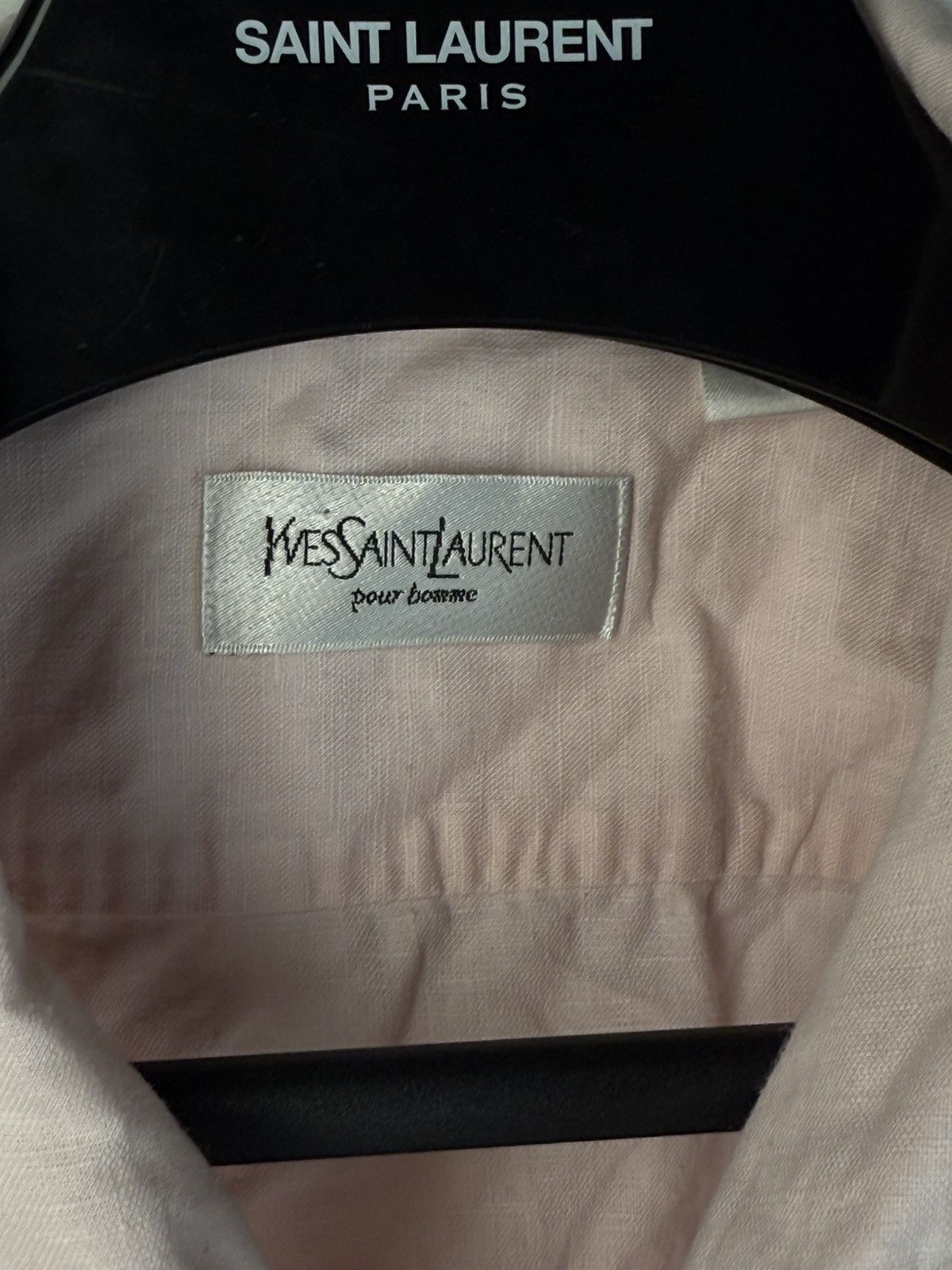 Yves Saint Laurent Linen YSL Shirt Short Sleeve Button Up Collar Vintage y2k Size US XL / EU 56 / 4 - 5 Thumbnail
