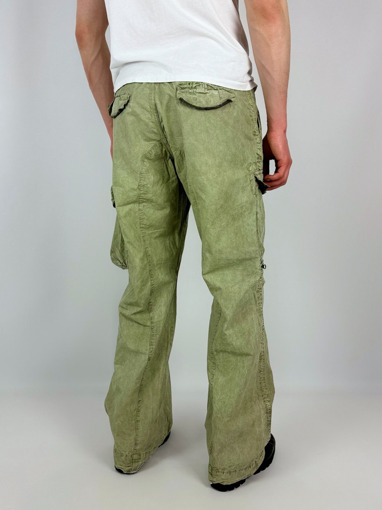 Pepe Jeans Pepe Jeans London Acid Washed Cargo Pants Size US 30 / EU 46 - 3 Thumbnail