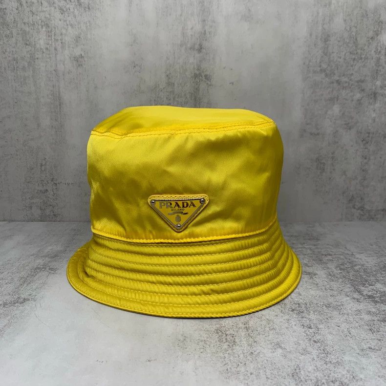 Prada Yellow fisherman's hat 2504-Nextarrow