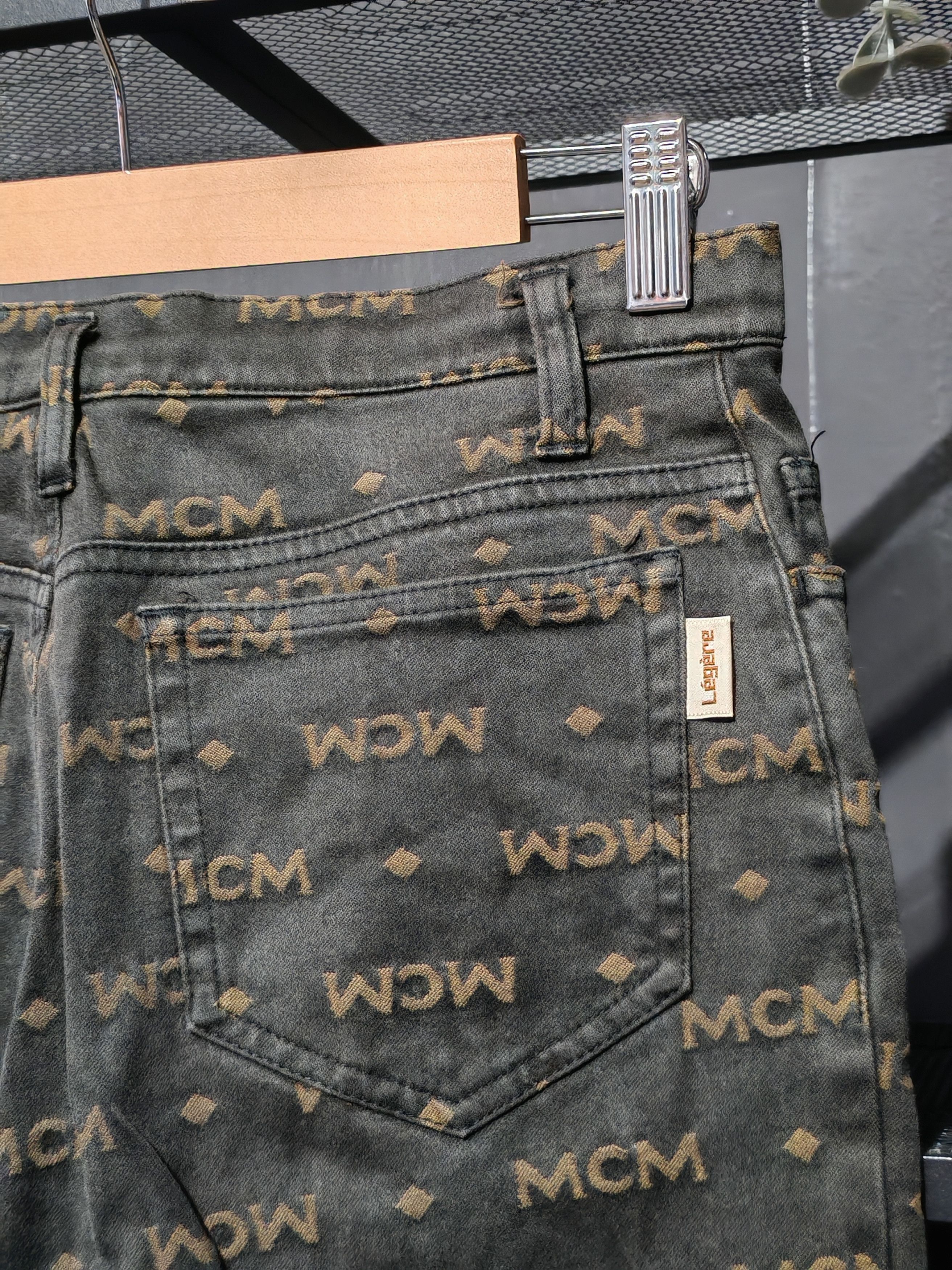 MCM Vintage MCM Legere Monogram Pants Size 29" - 4 Thumbnail