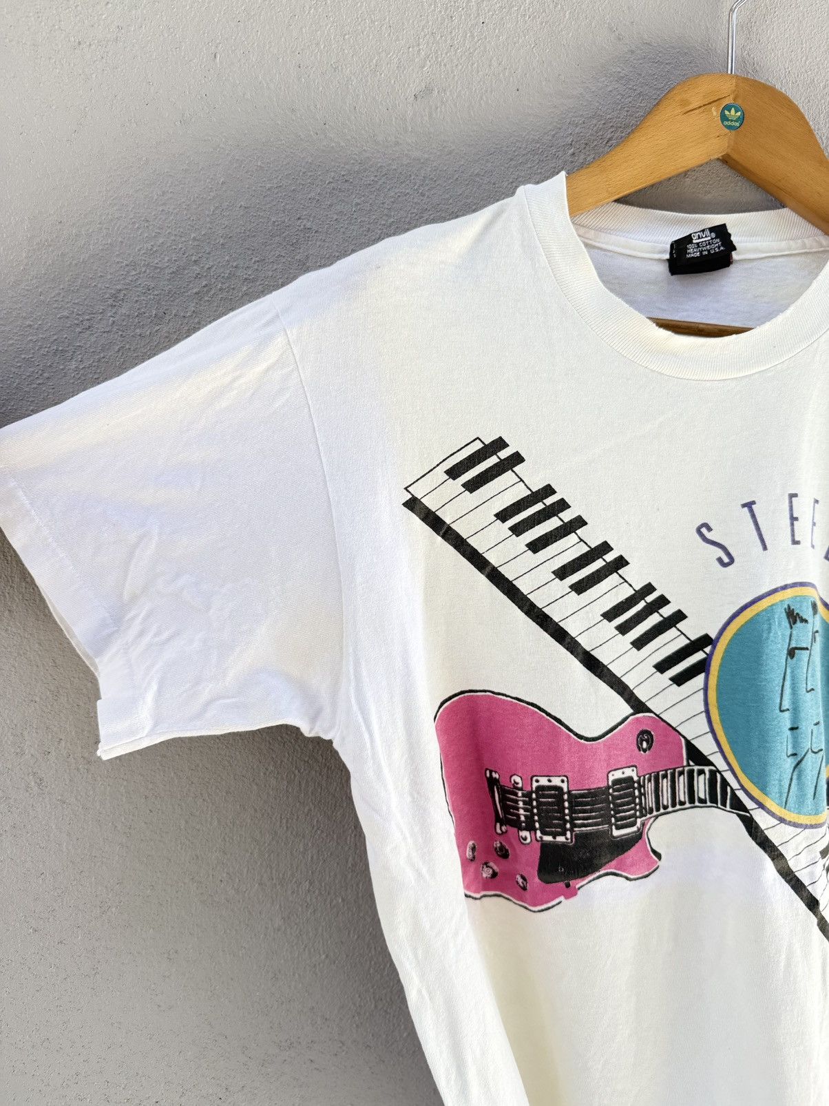 Band Tees Thrashed Vintage 90s Steely Dan Promo Sun Faded Grunge Tee Size US L / EU 52-54 / 3 - 2 Thumbnail