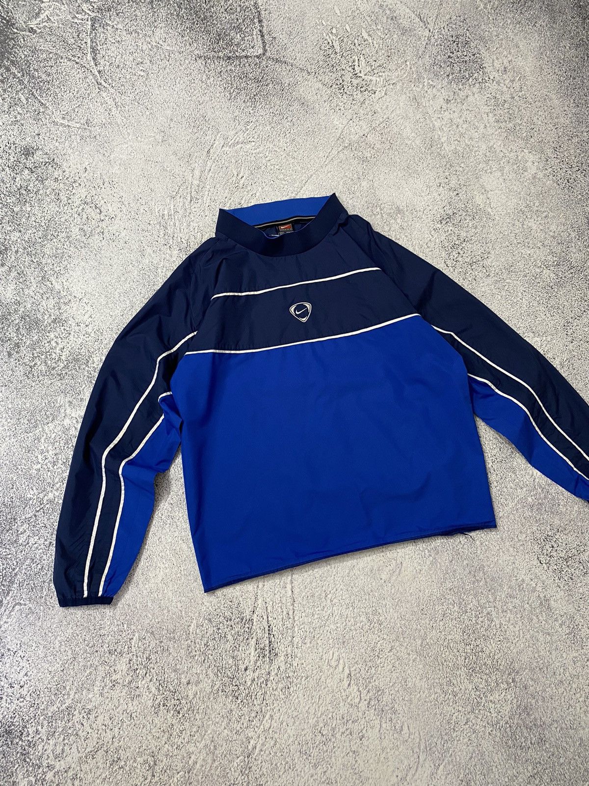 Nike Vintage Nike Nylon Drill Sweatshirt Size US S / EU 44-46 / 1 - 2 Thumbnail