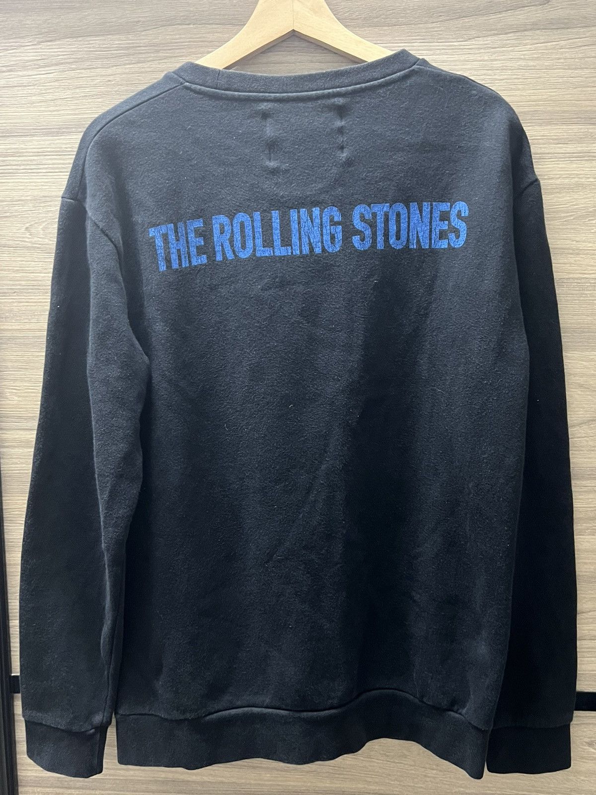The Rolling Stones The Rolling Stones zara sweater black big logo vintage rock Size US L / EU 52-54 / 3 - 3 Thumbnail