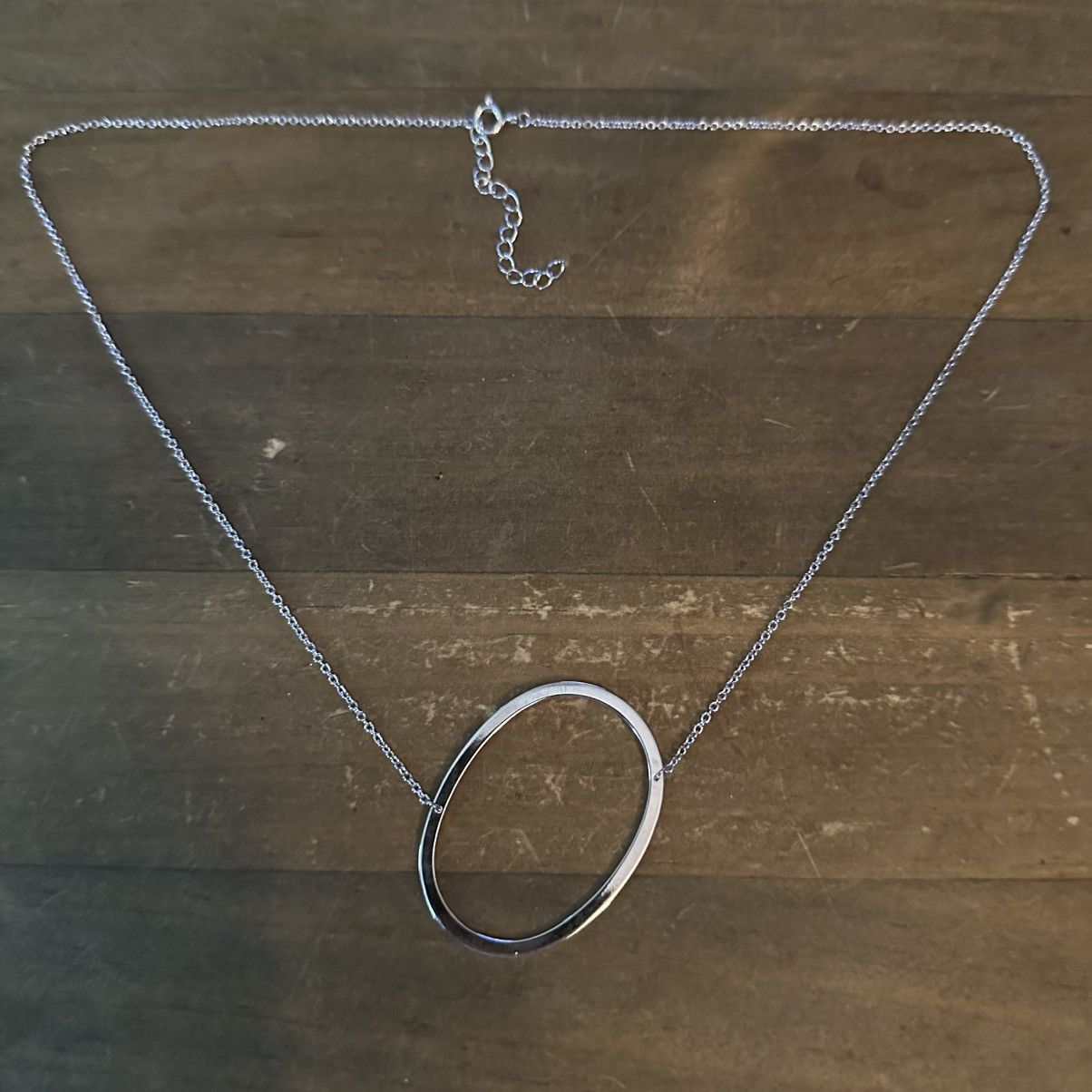 Other Cai silver tone sideway initial letter O necklace Size ONE SIZE - 2 Thumbnail