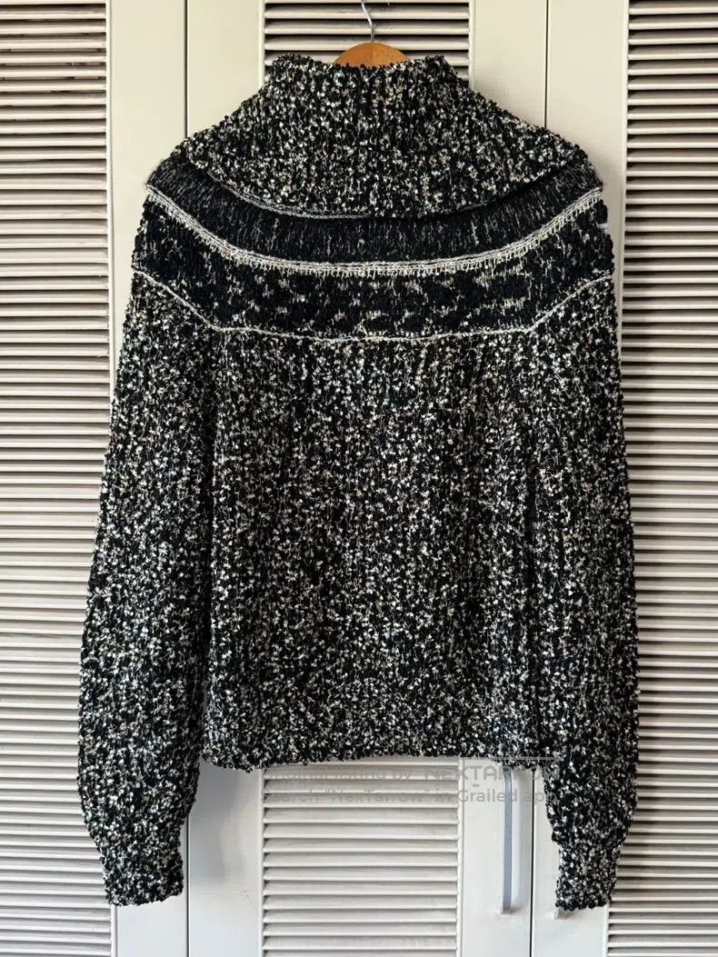 Chanel Chanel Black and white blended sweater Size XXS / US 00 / IT 34 - 2 Thumbnail
