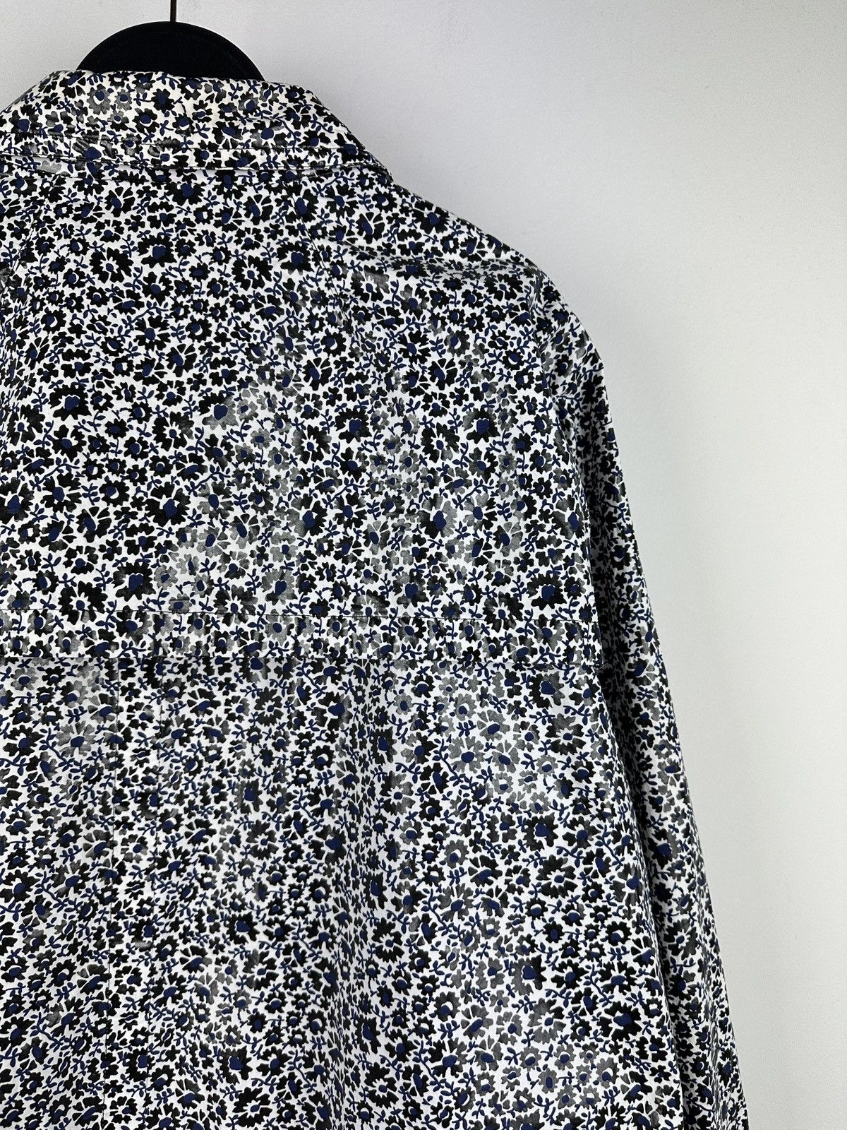 Jil Sander × Vintage Jil Sander Floral Print Trench Coat Jacket Size L / US 10 / IT 46 - 21 Thumbnail