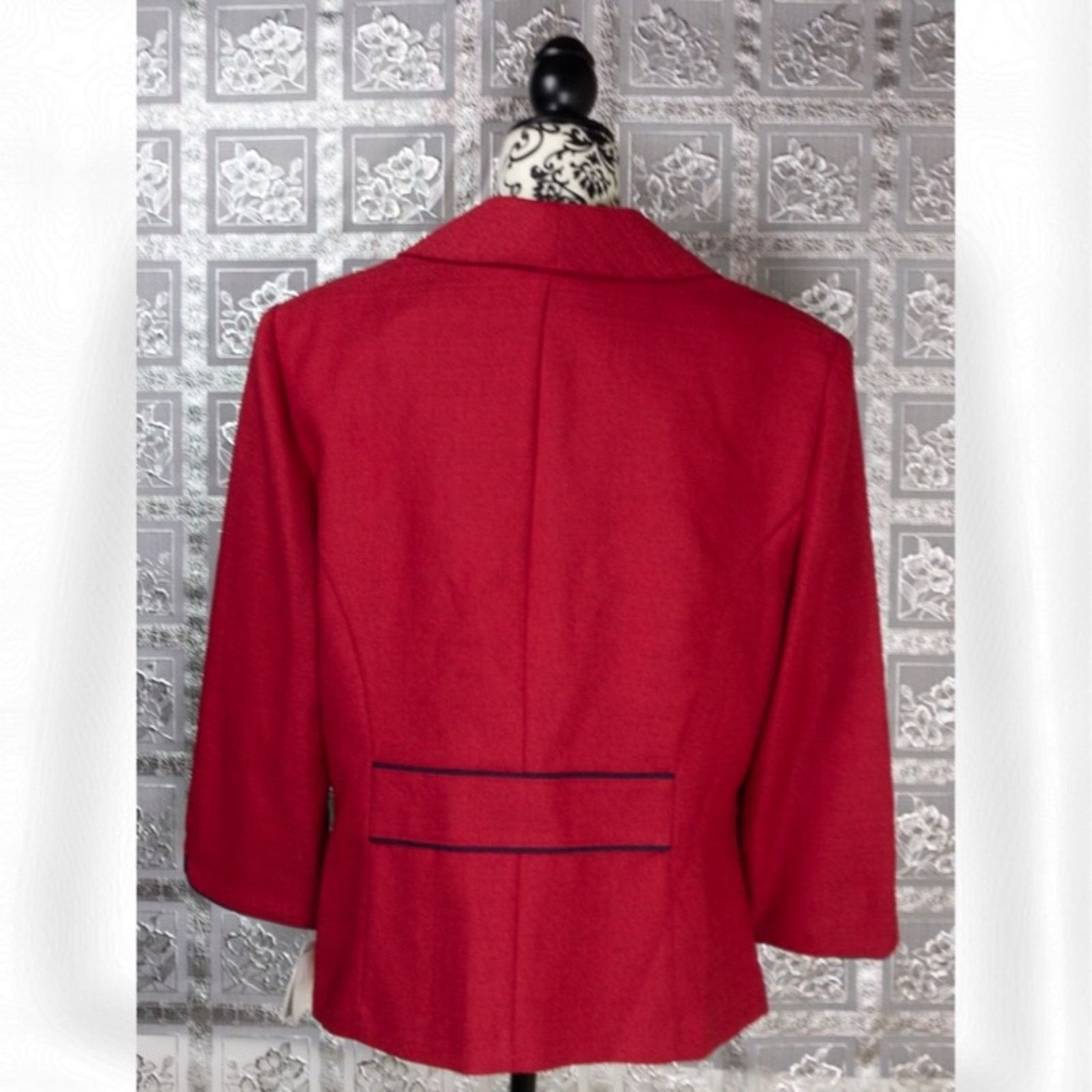Other NWT Sag Harbor Button Front Elegant Jacket Size 16 Size XXL / US 16-18 / IT 52-54 - 5 Thumbnail