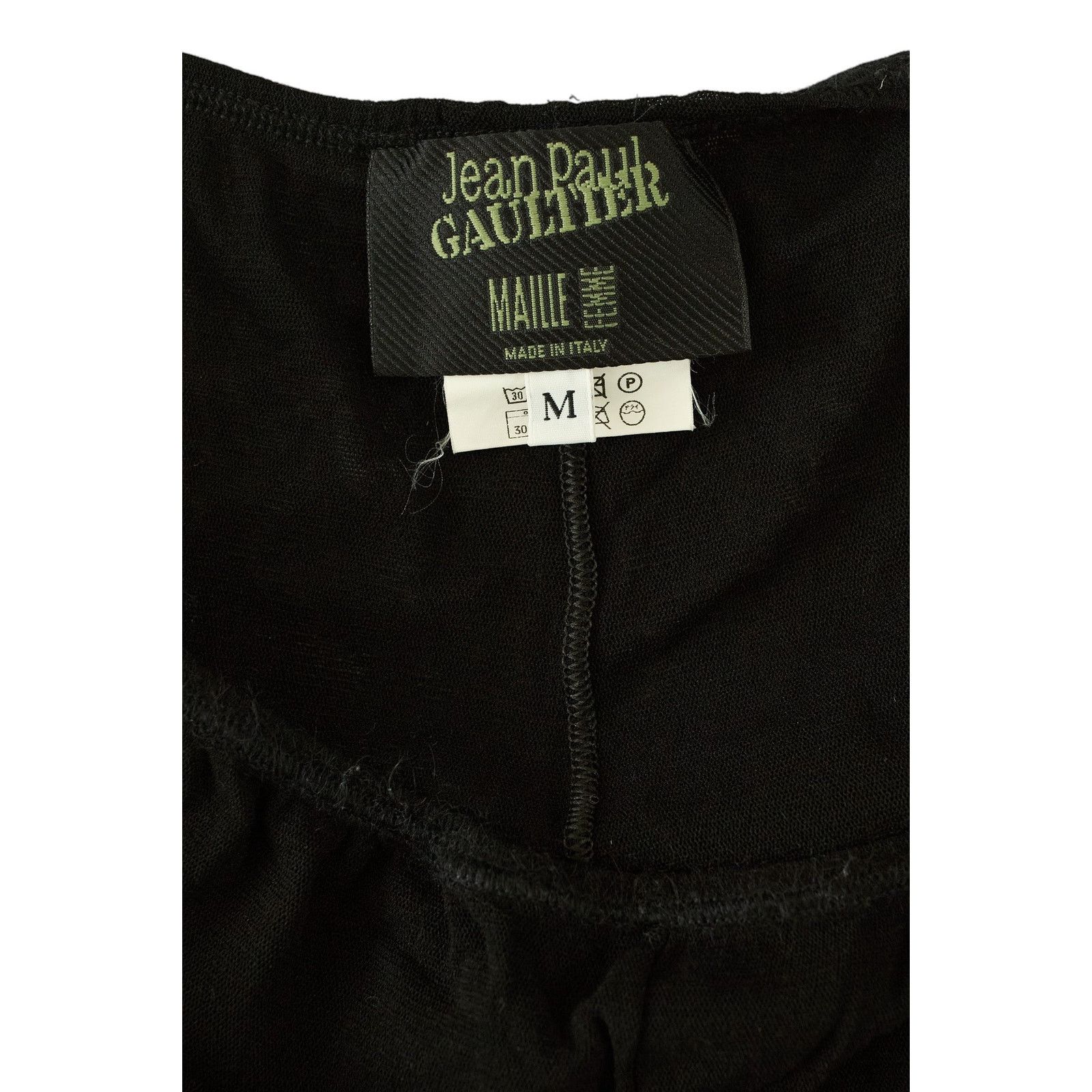 Jean Paul Gaultier Femme Black Oversized Pants Size 28" / US 6 / IT 42 - 3 Thumbnail