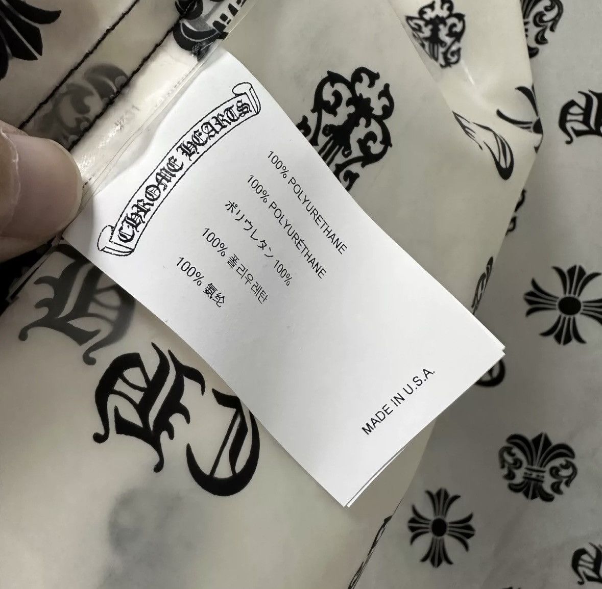Chrome Hearts Chrome hearts transparent raincoat Size US M / EU 48-50 / 2 - 6 Thumbnail
