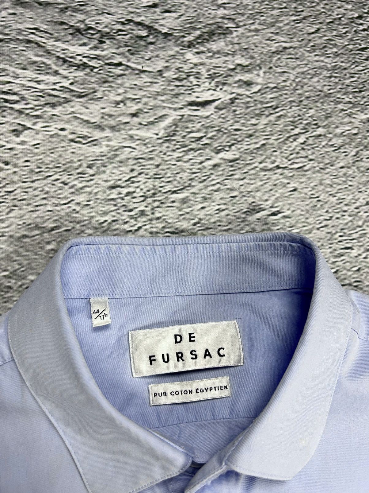 De Fursac De Fursac Egyptian Cotton shirt baby blue button-up Size US L / EU 52-54 / 3 - 2 Thumbnail