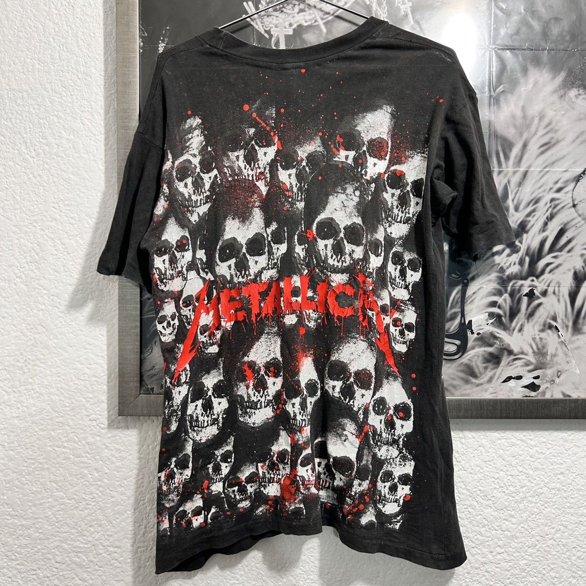Band Tees × Metallica × Mexicana METALLICA VINTAGE SHIRT MEXICAN VERSION 90’s *RARE* Size US L / EU 52-54 / 3 - 8 Thumbnail