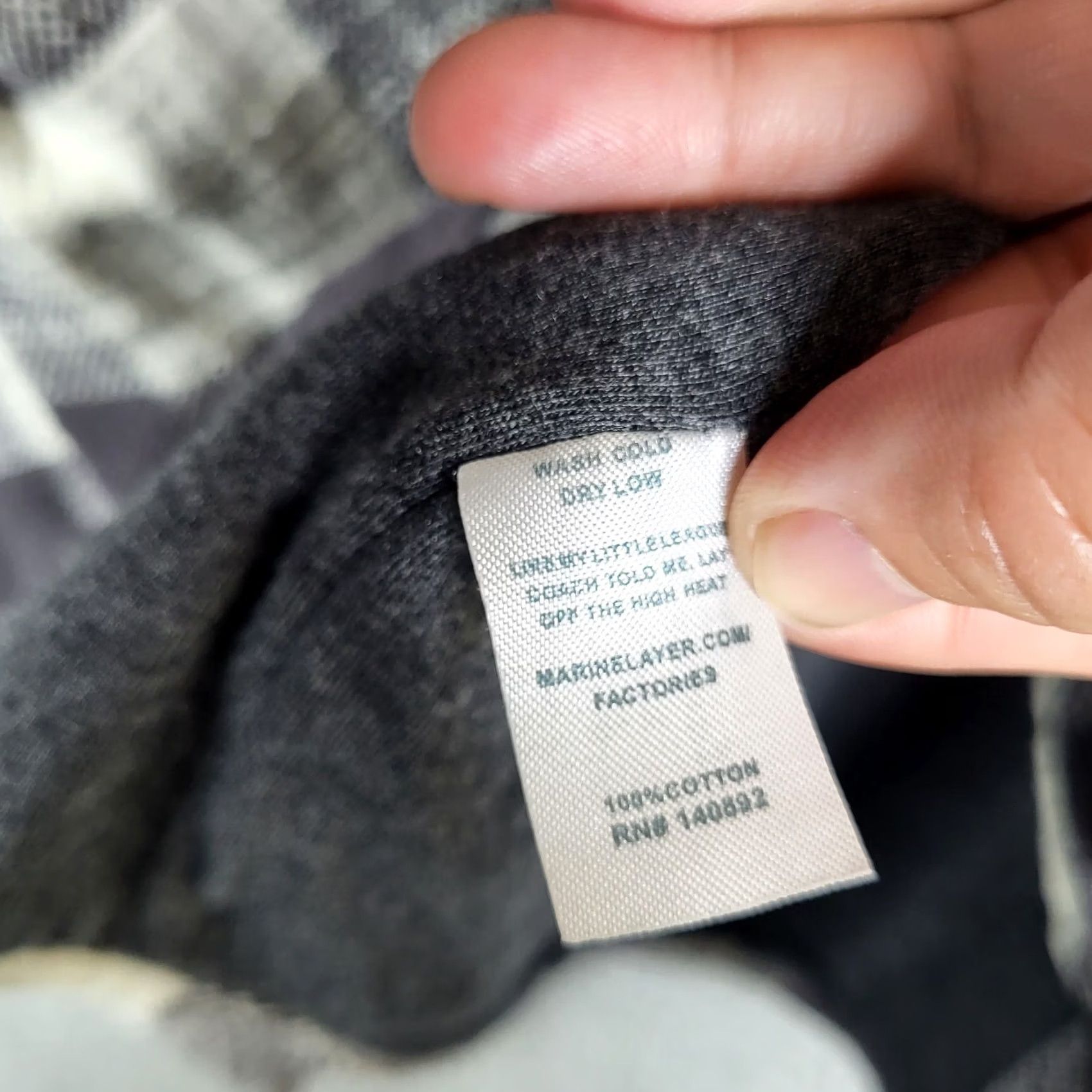 Marine Layer Marine Layer Button-Up Plaid Flannel Shirt S Regular Men Gray Cotton Long Sleeve, Lined, Casual, Vintage No, 42 in Chest, 42 in Chest (Regular) Size US S / EU 44-46 / 1 - 7 Thumbnail