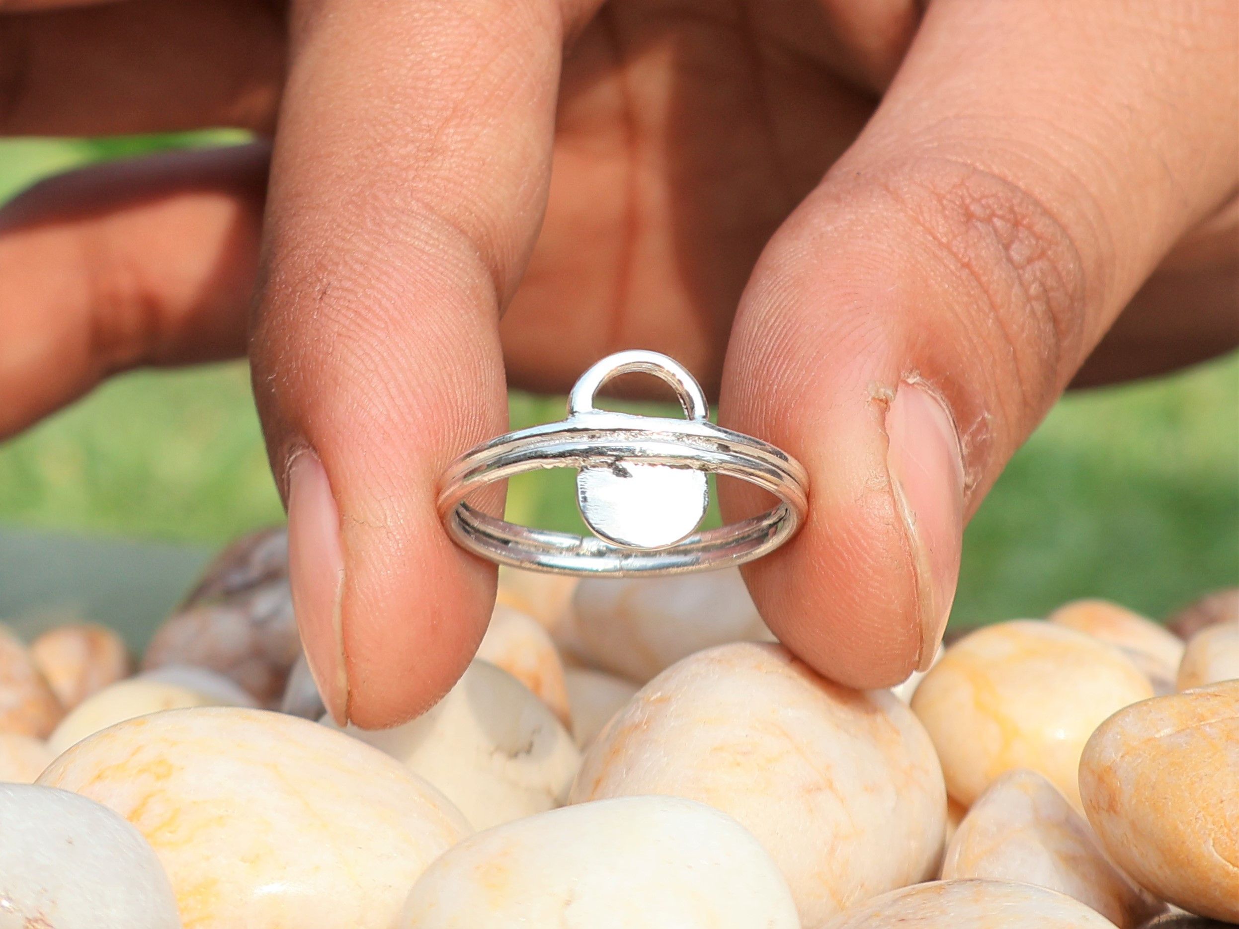 Handmade Silver Ring, 925 Sterling Silver Ring, Handmade Chunky Ring Size ONE SIZE - 3 Thumbnail