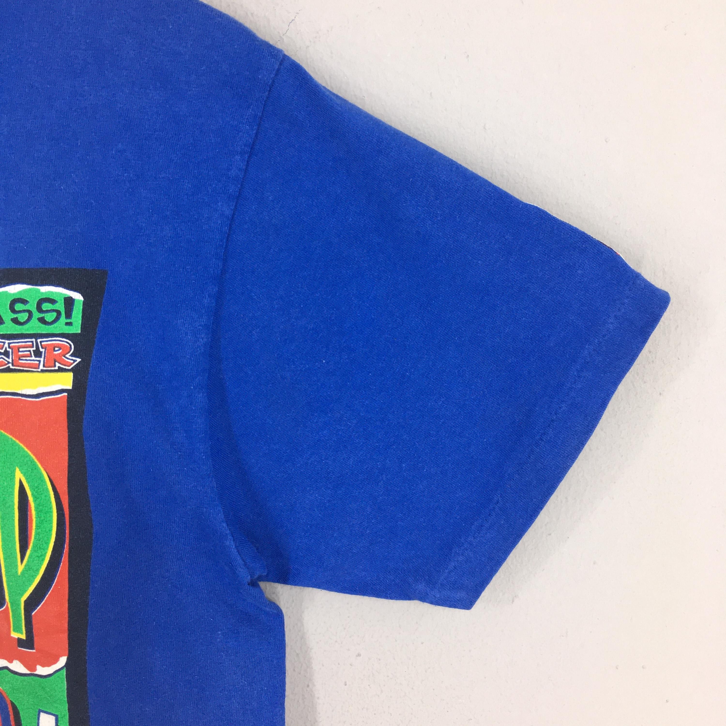Vintage Vintage World Cup Usa 1994 Football Blue Tshirt Medium Size US M / EU 48-50 / 2 - 4 Thumbnail