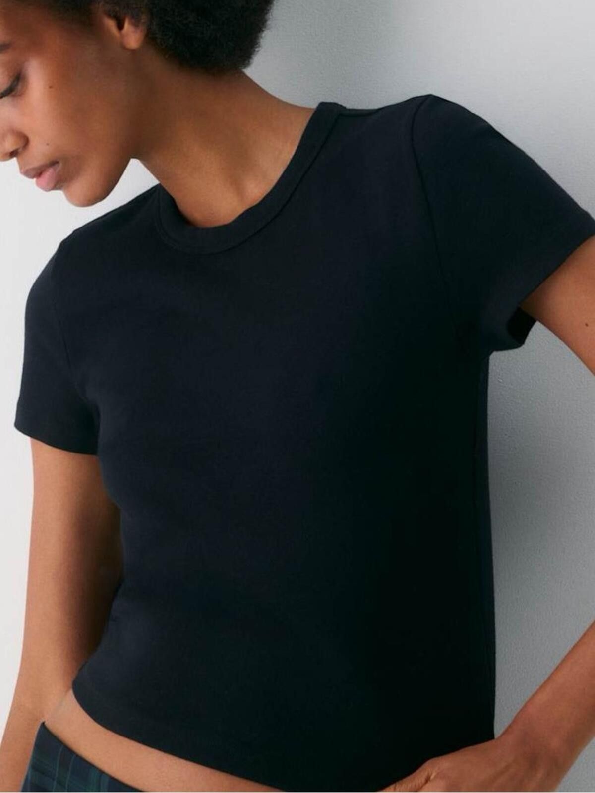 Other Sunday Best / BestHug Little Ribbed T-Shirt / Black Size S / US 4 / IT 40 - 4 Thumbnail