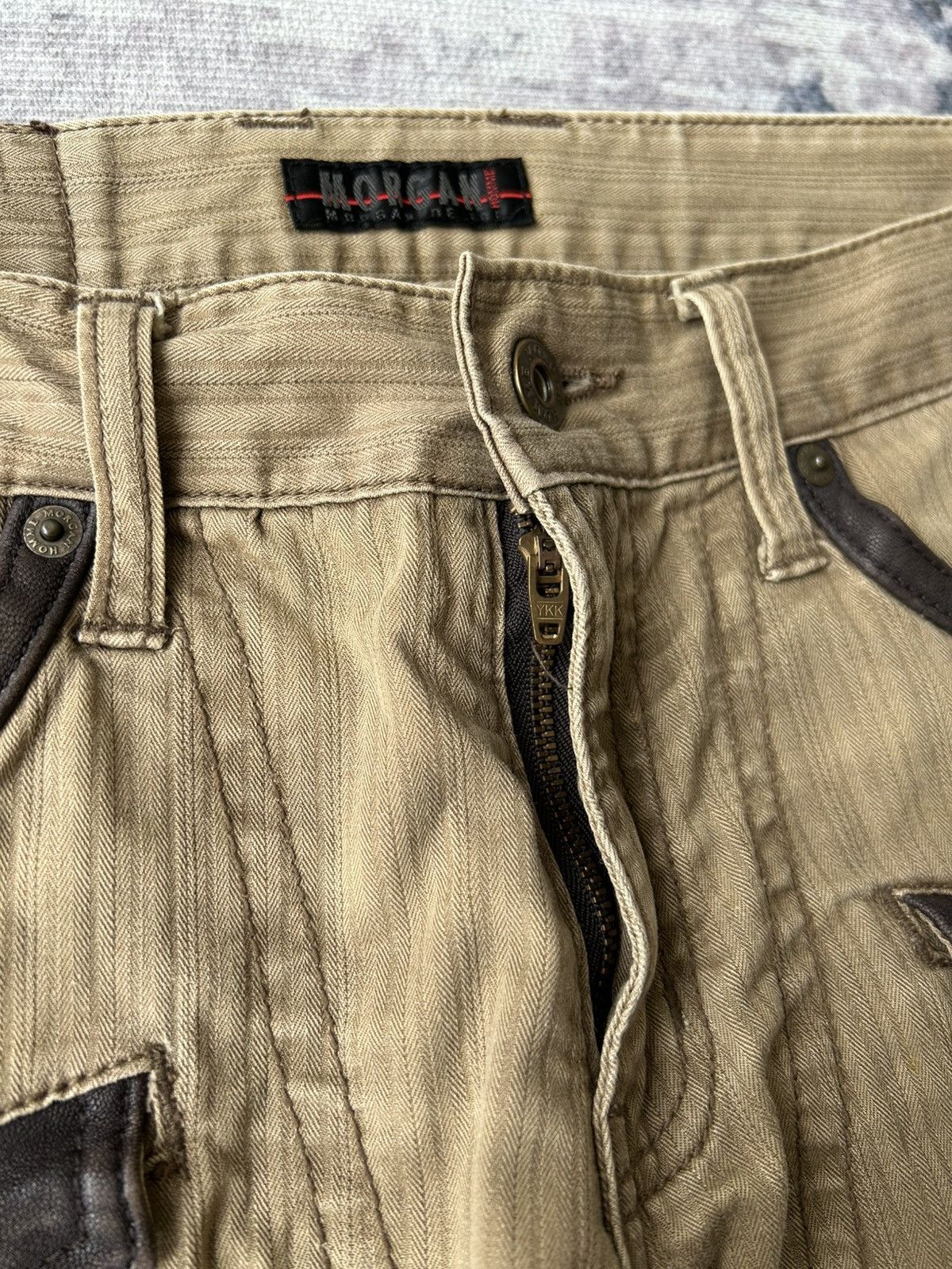 If Six Was Nine Morgan Flared Leather Pocket Pants Size US 29 - 6 Thumbnail