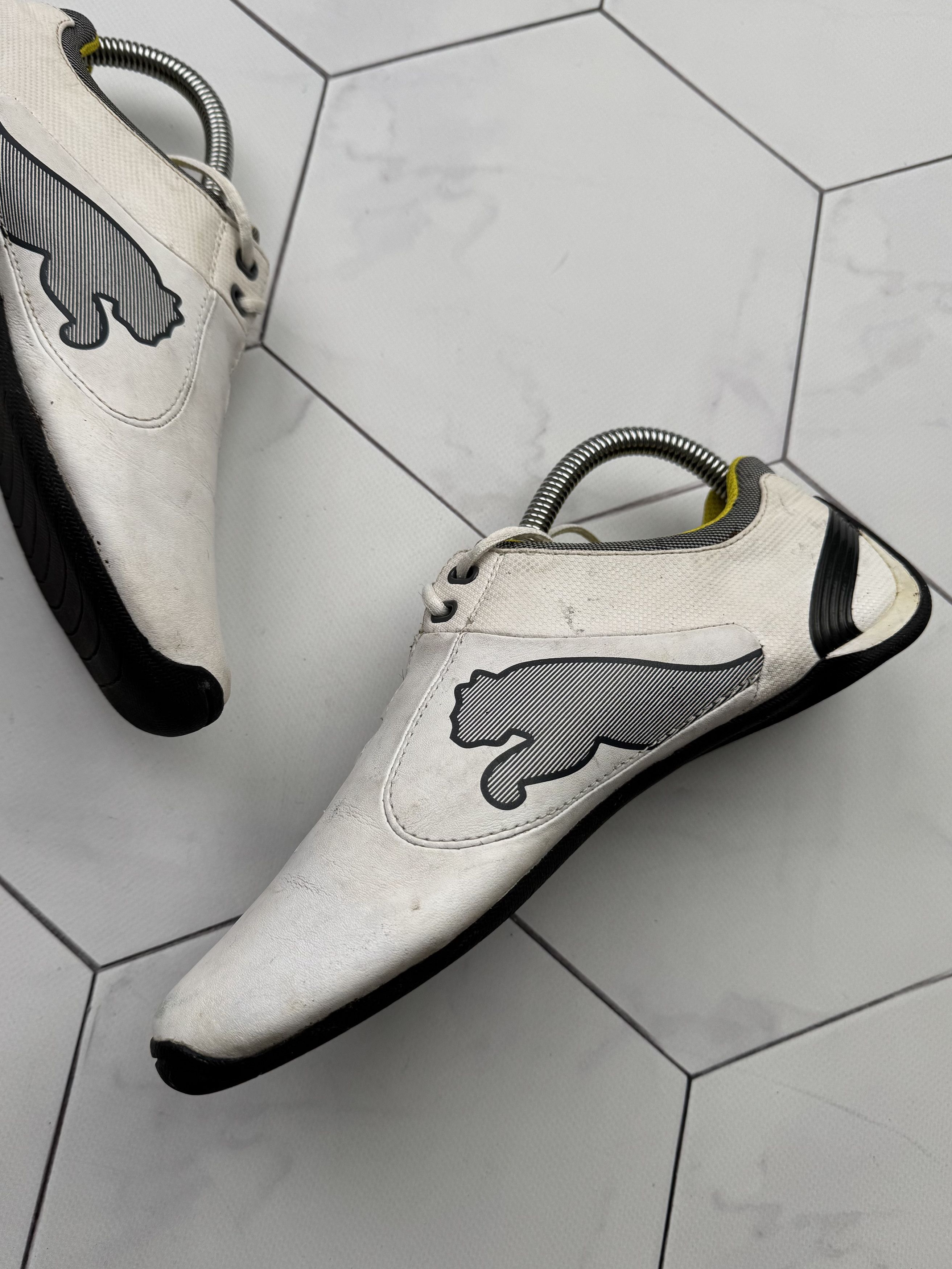 Ferrari Puma Ferrari Vintage Leather Sneakers (B337) Size US 6 / IT 36 - 6 Thumbnail