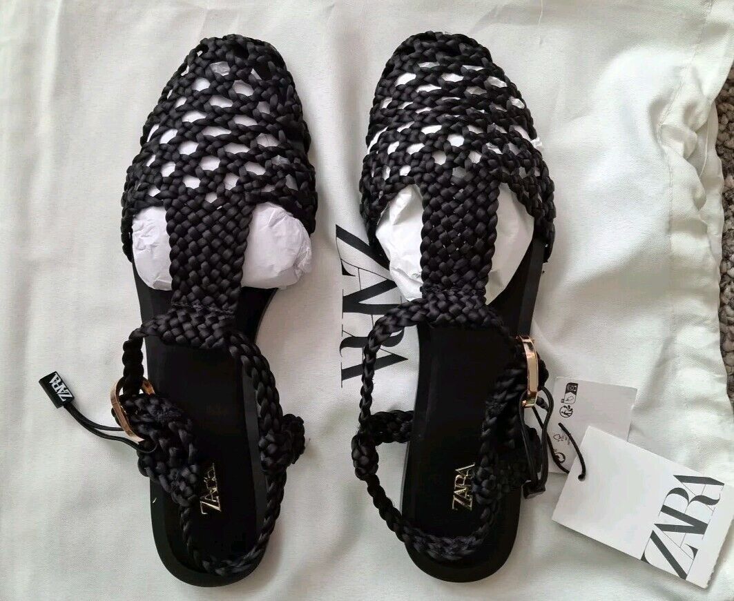 Zara ZARA Woven Flats Size US 10 / IT 40 - 3 Thumbnail