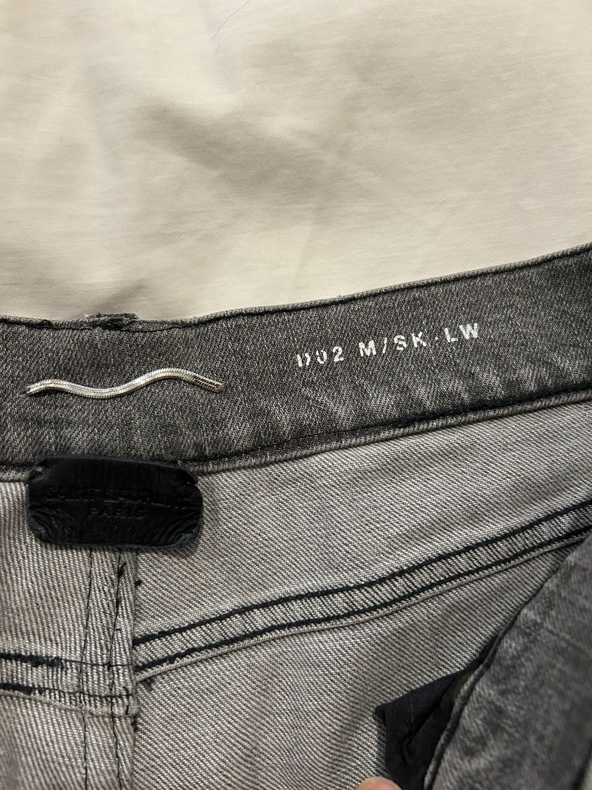 Saint Laurent Paris D02 gray denim jeans Size US 32 / EU 48 - 6 Thumbnail