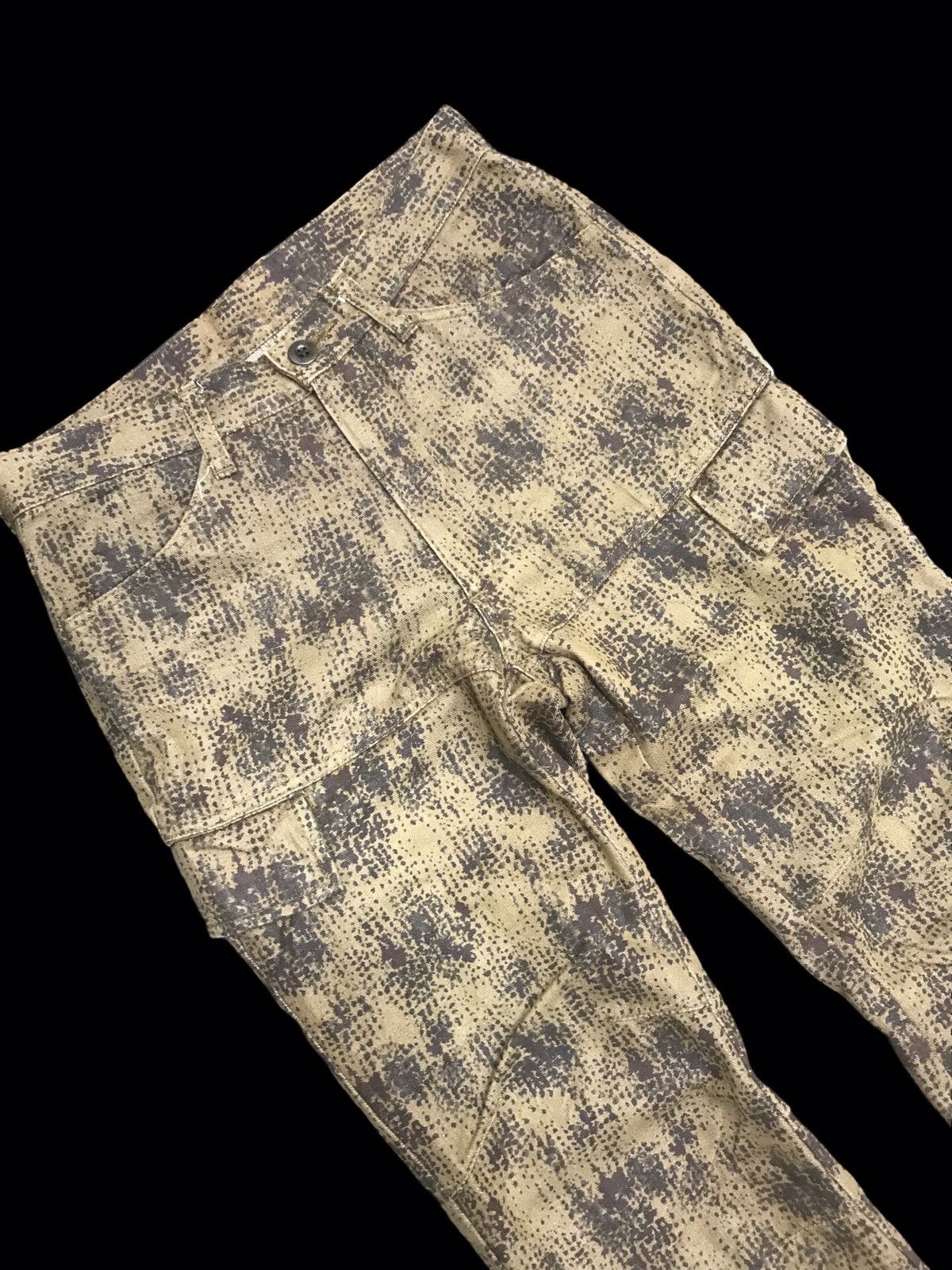 291295=Homme 💥291295 HOMME Very Rare Full Print Stamp Cargo Pant F106 Size US 27 - 8 Thumbnail