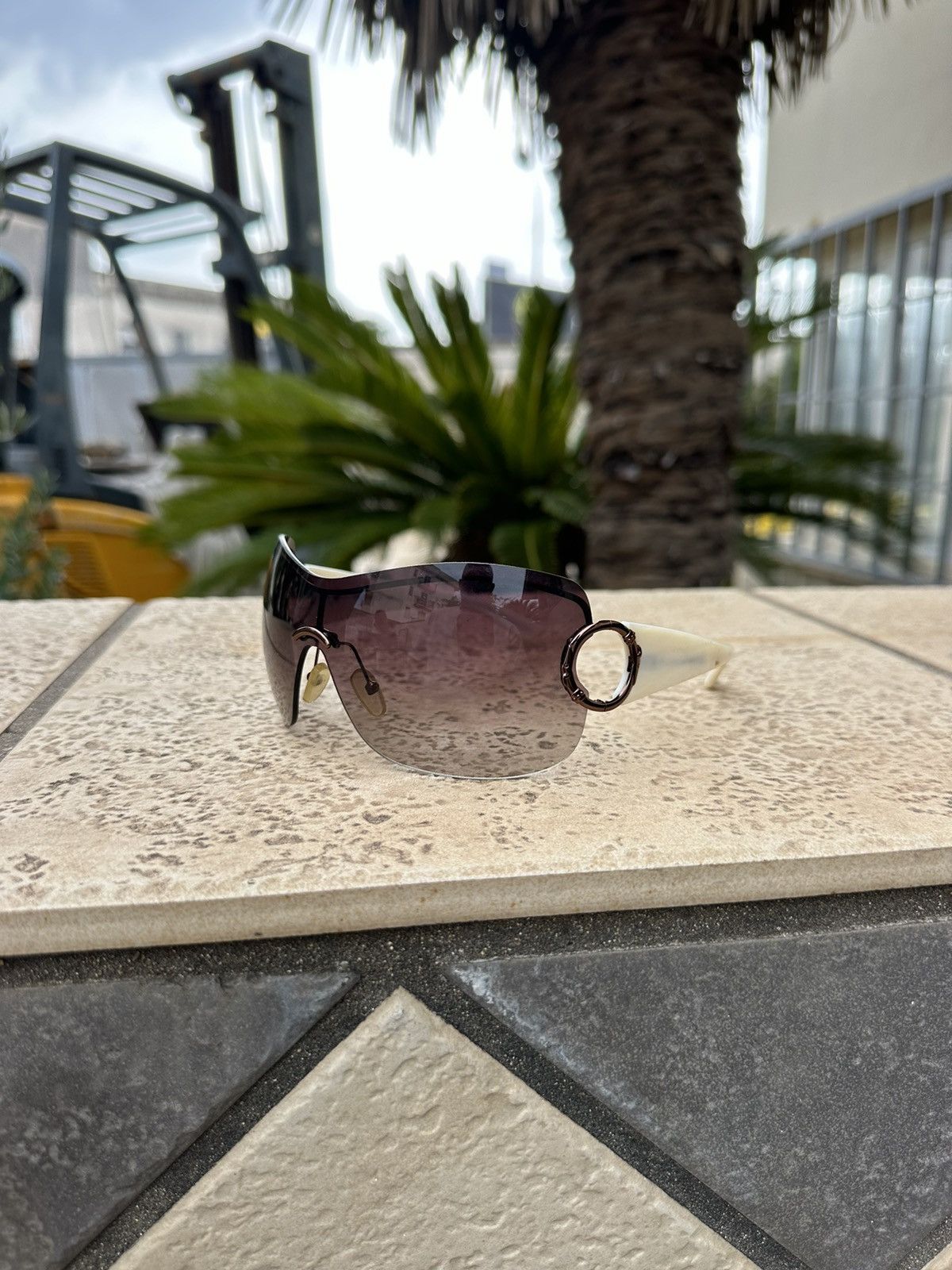 Trussardi Trussardi Sunglasses White TE 21132 Size ONE SIZE - 2 Thumbnail