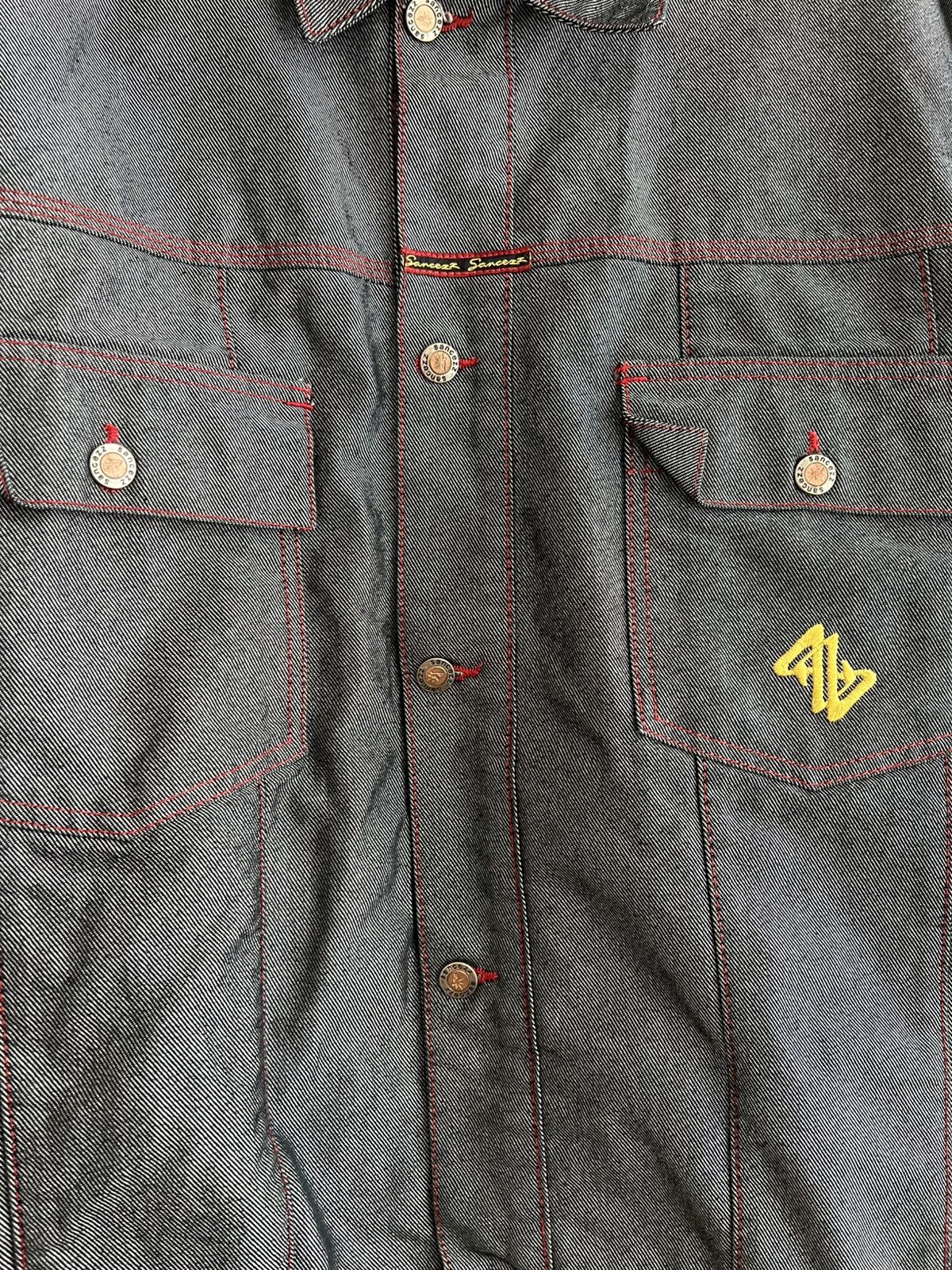 Vintage Vintage Sancezz Denim Jacket Hip-Hop Retro Size L Size US L / EU 52-54 / 3 - 12 Thumbnail