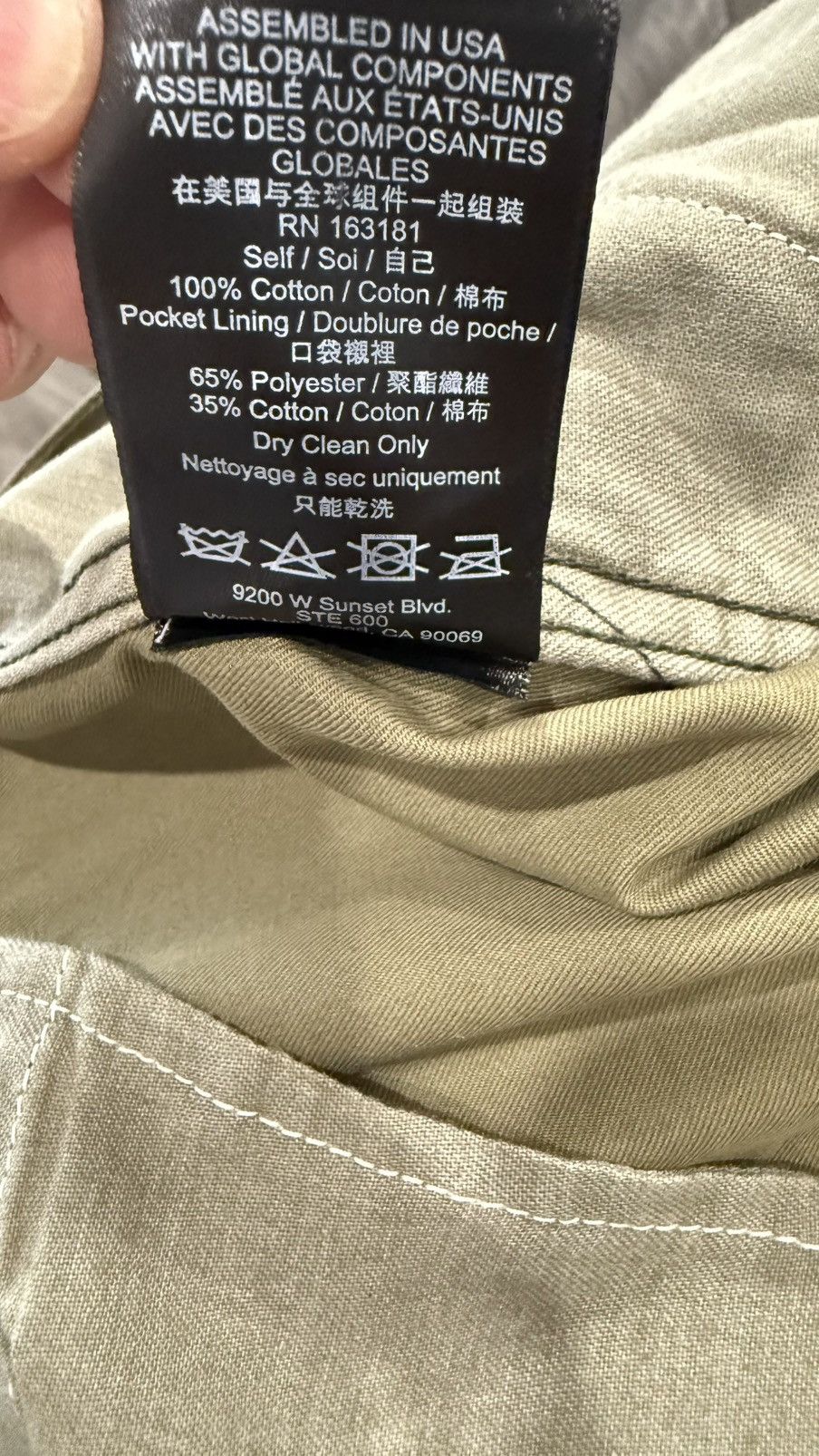 Rhude Rhude Tiger Camo Cargo Pant 'Green' - FW23PA21320 Size S NWT Size US 30 / EU 46 - 9 Thumbnail