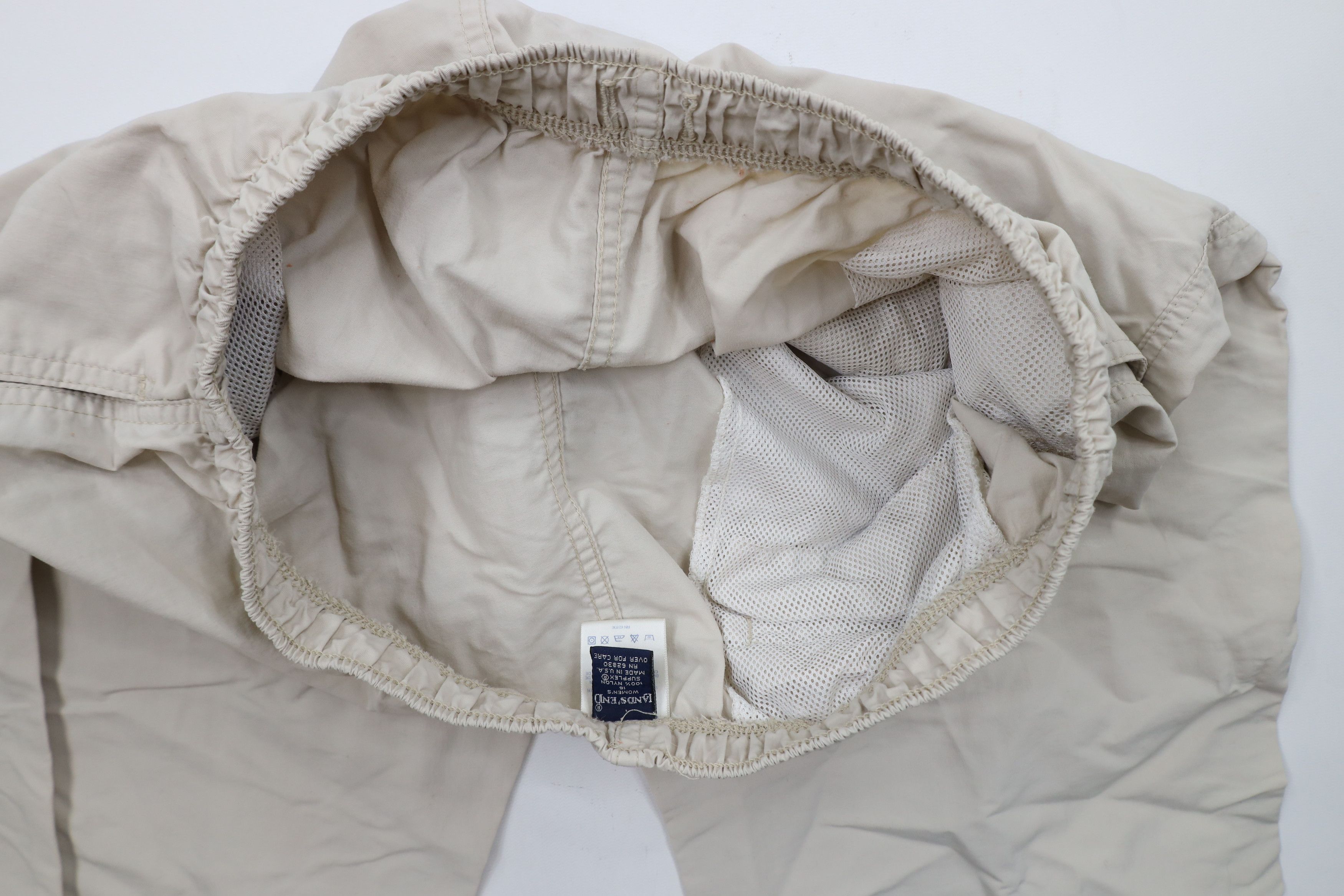 Lands' End × Vintage Vintage 90s Lands End Blank Wide Leg Windbreaker Pants USA Size 30" / US 8 / IT 44 - 7 Thumbnail