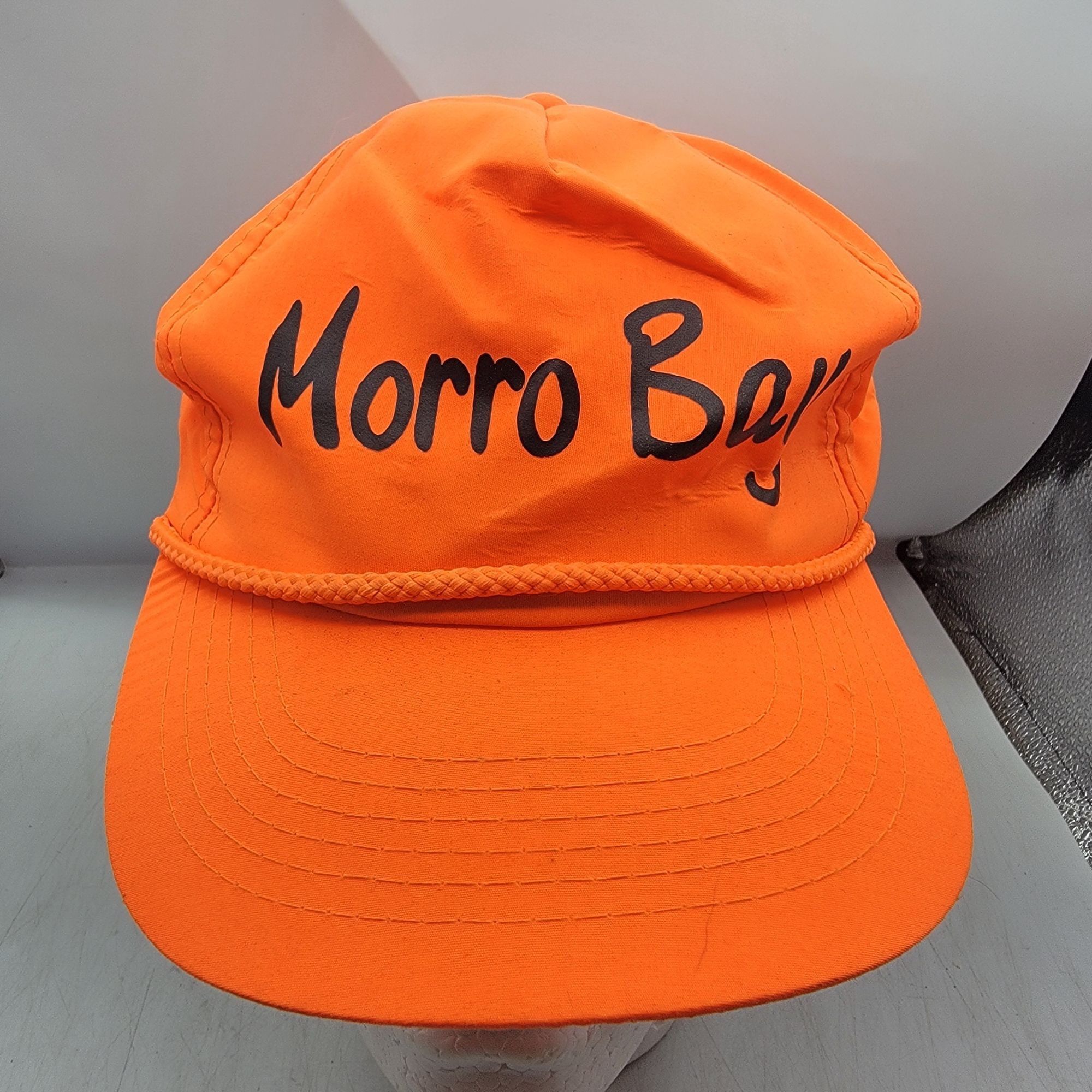 Other Vintage Morro Bay Orange Snapback Hat Adults Adjustable Casu Size ONE SIZE - 1 Thumbnail