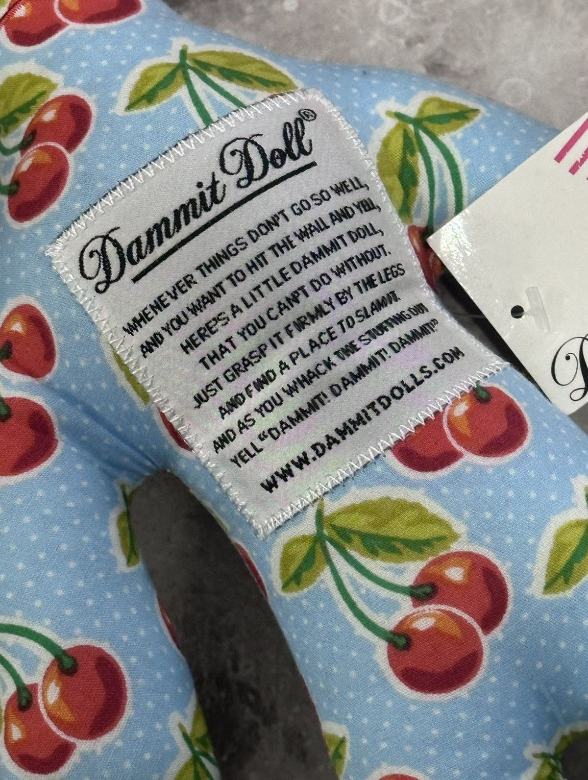 Other Dammit Doll Cherry Pattern Yarn Hair Figure Size ONE SIZE - 3 Thumbnail