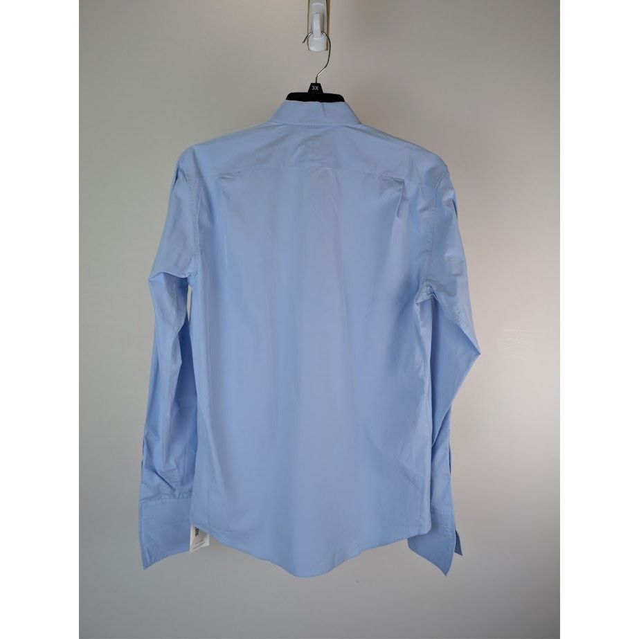 Hermes o1rshd1 CC20 Button Shirt in Blue Size US S / EU 44-46 / 1 - 14 Thumbnail