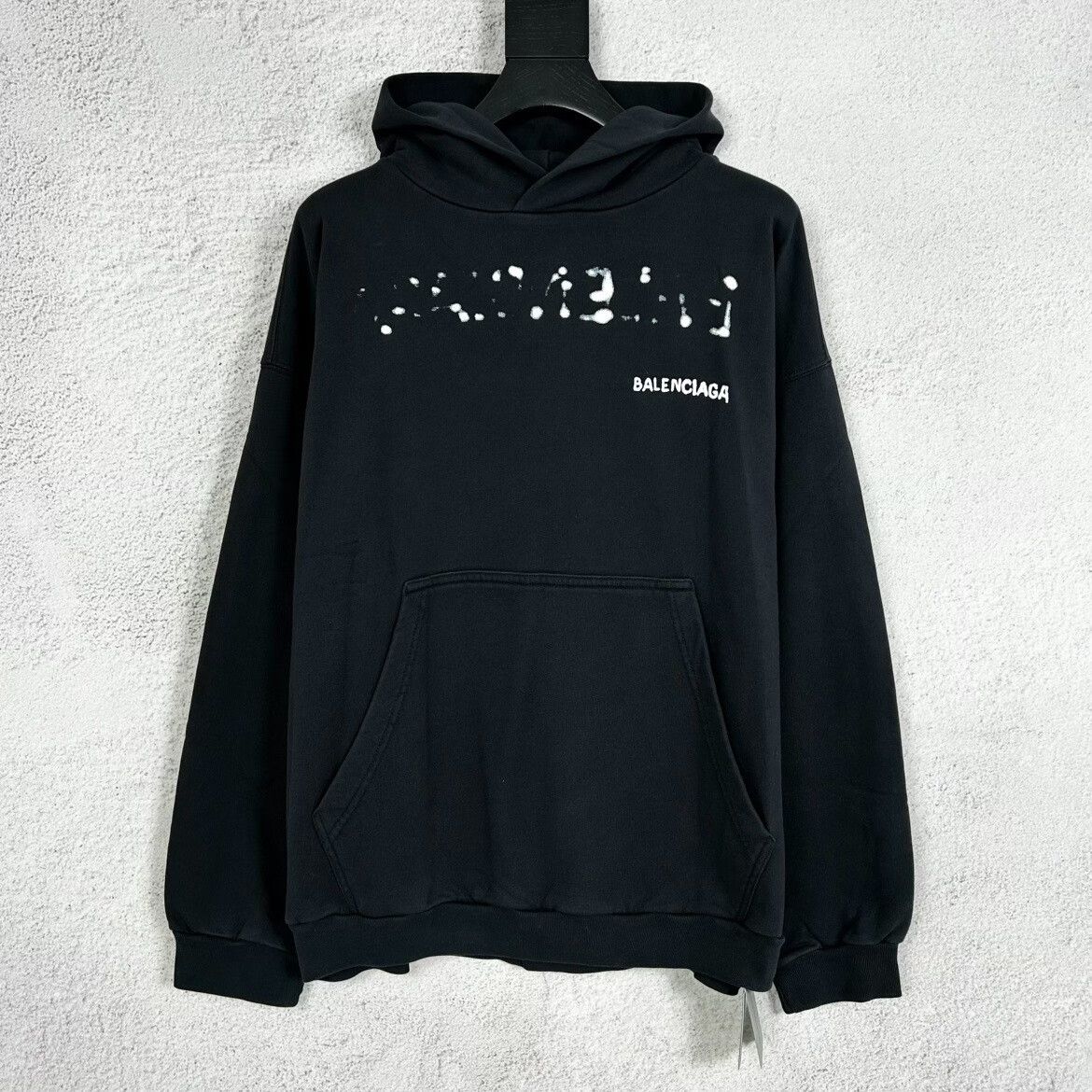 Other Balenciaga Front and back logo printed on black hoodie Size US XS / EU 42 / 0 - 1 Thumbnail