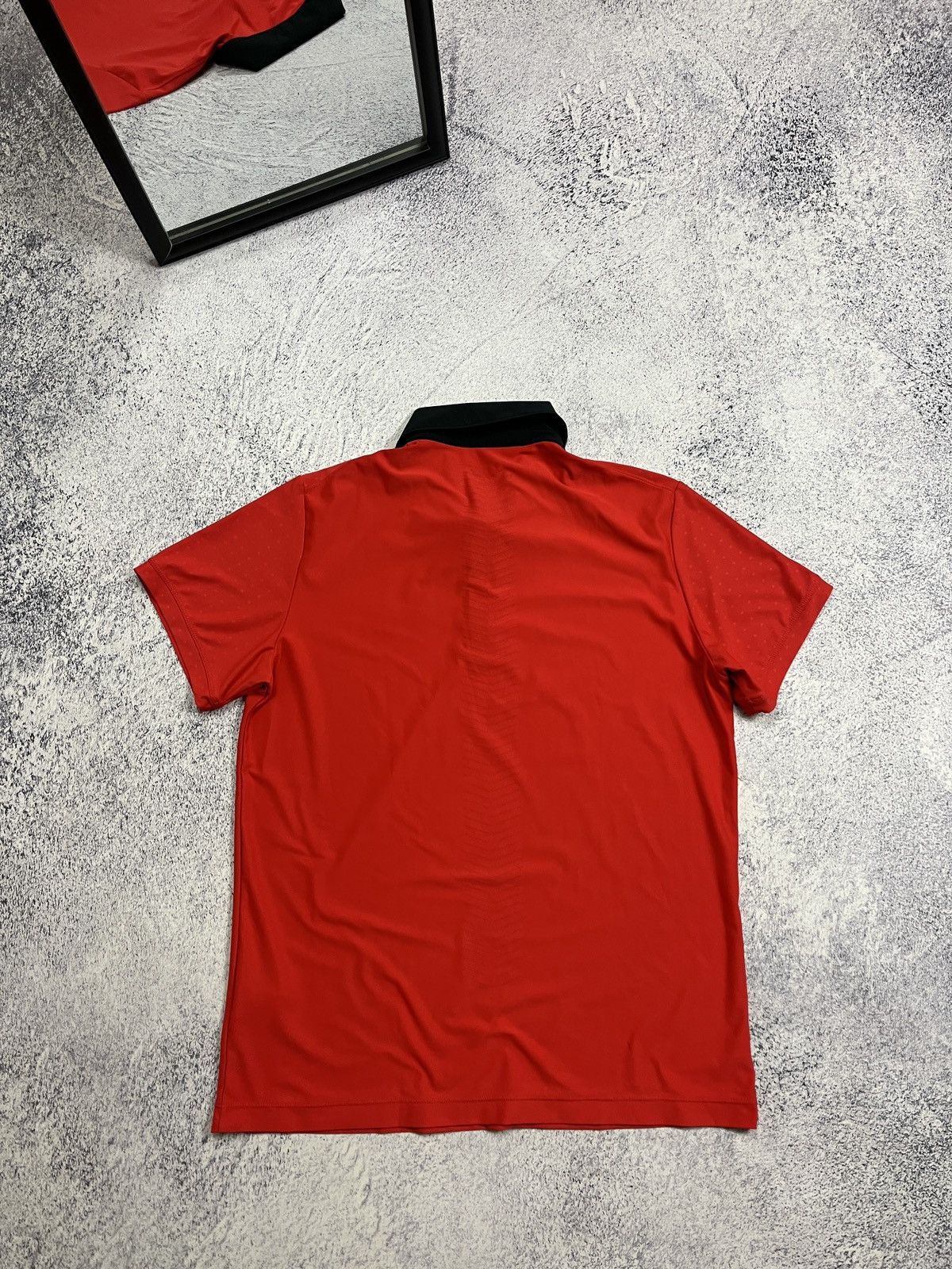 Nike Nike Roger Federer RF 2009 US Open NYC Tennis Red Polo Shirt Size US L / EU 52-54 / 3 - 6 Thumbnail