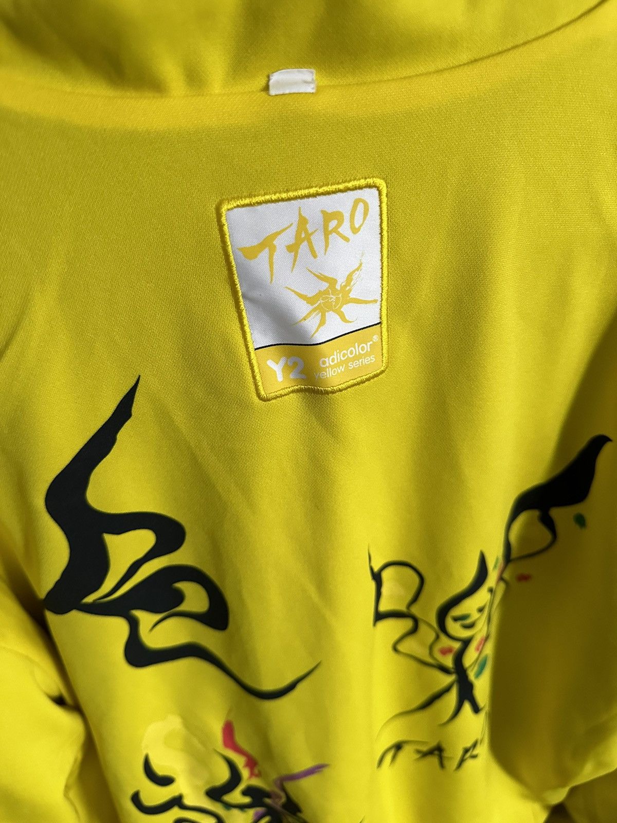 ADIDAS Y2 ADICOLOR TARO OKAMOTO RARE ZIP UP JACKET YELLOW
