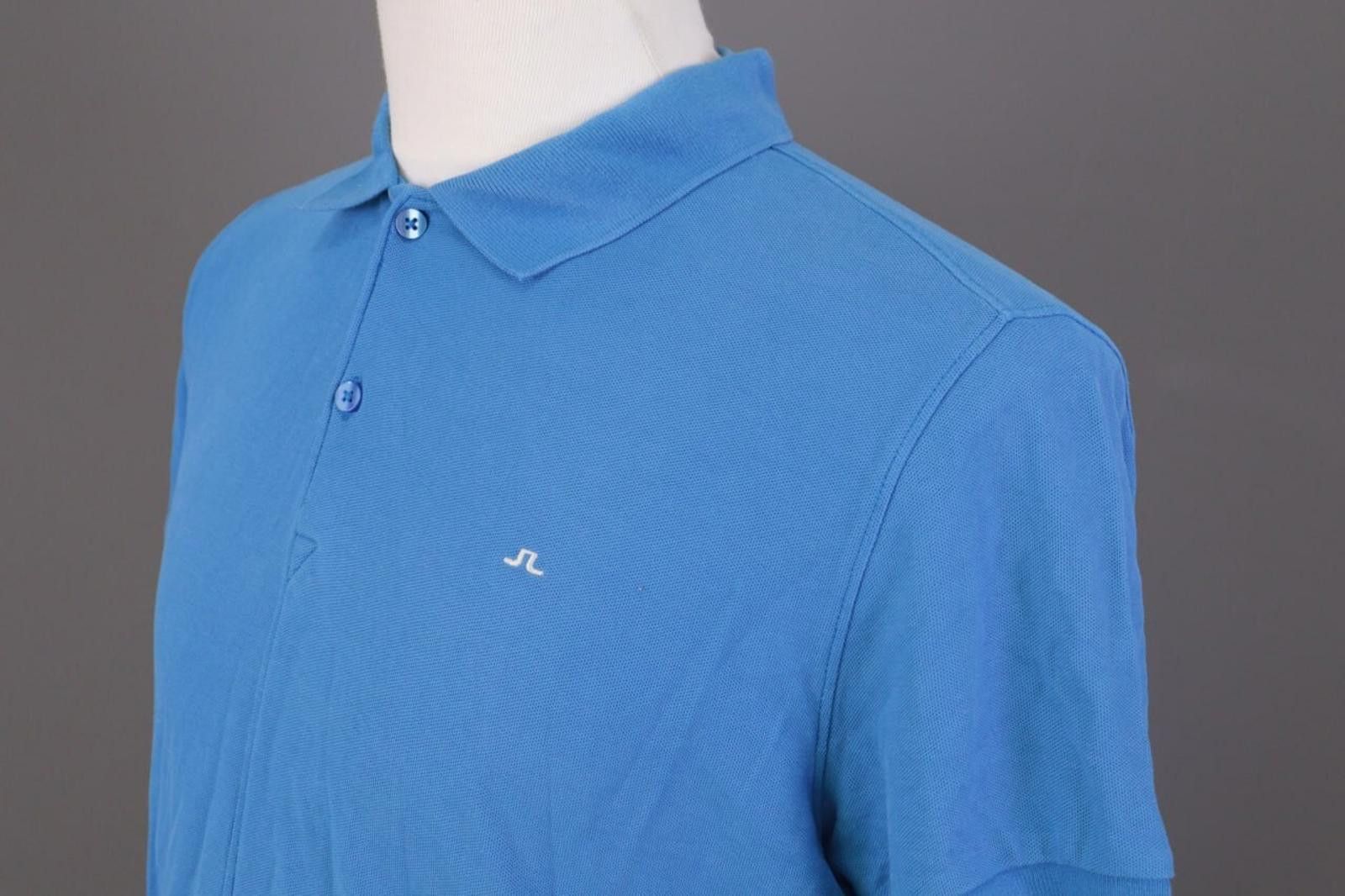 J.Lindeberg J.Lindeberg Slim Fit Blue Sport Golf Polo Shirt Size L Size US L / EU 52-54 / 3 - 11 Thumbnail