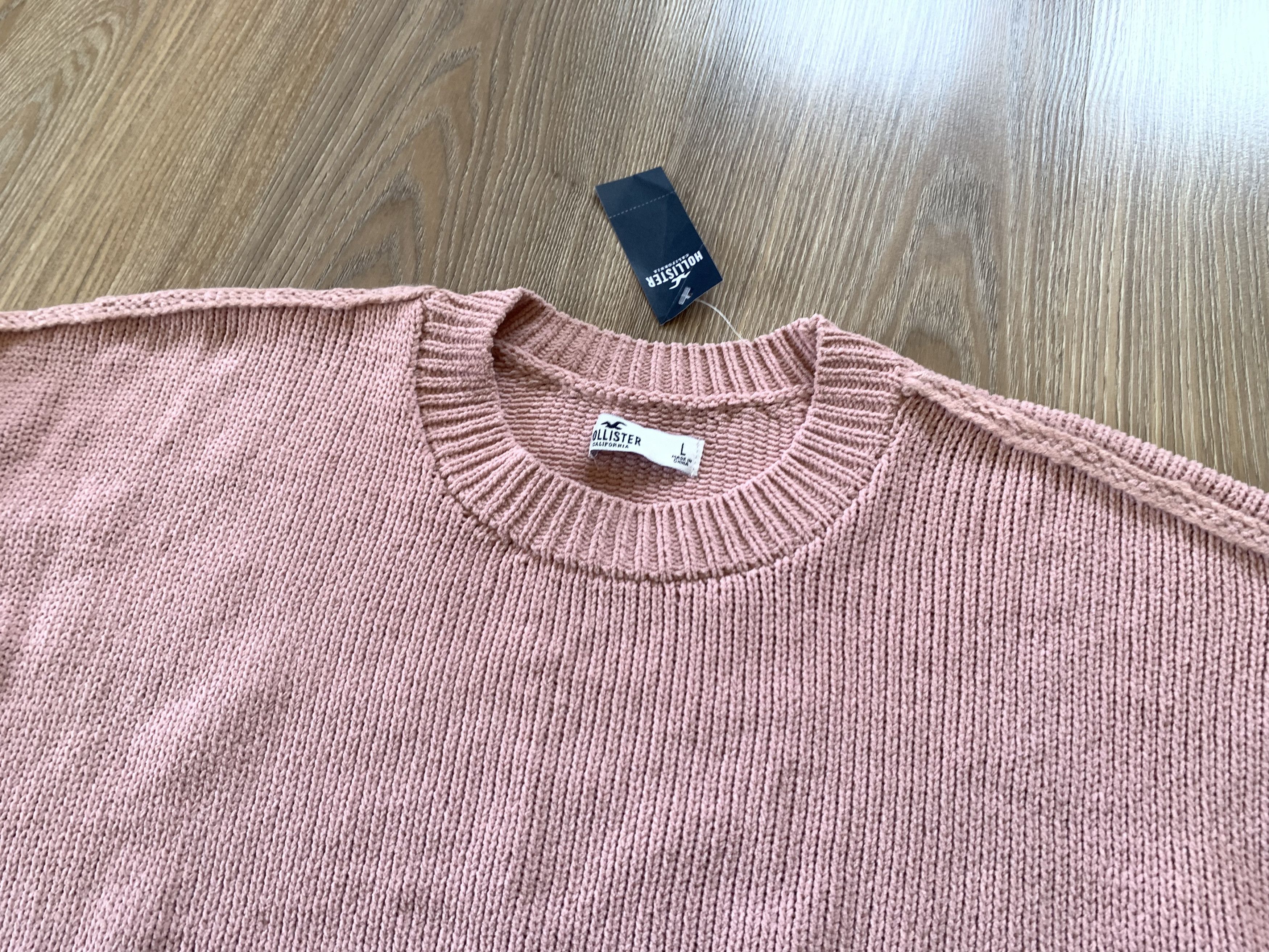 Hollister Holister Womens Pink Knit Sweater Size L / US 10 / IT 46 - 5 Thumbnail