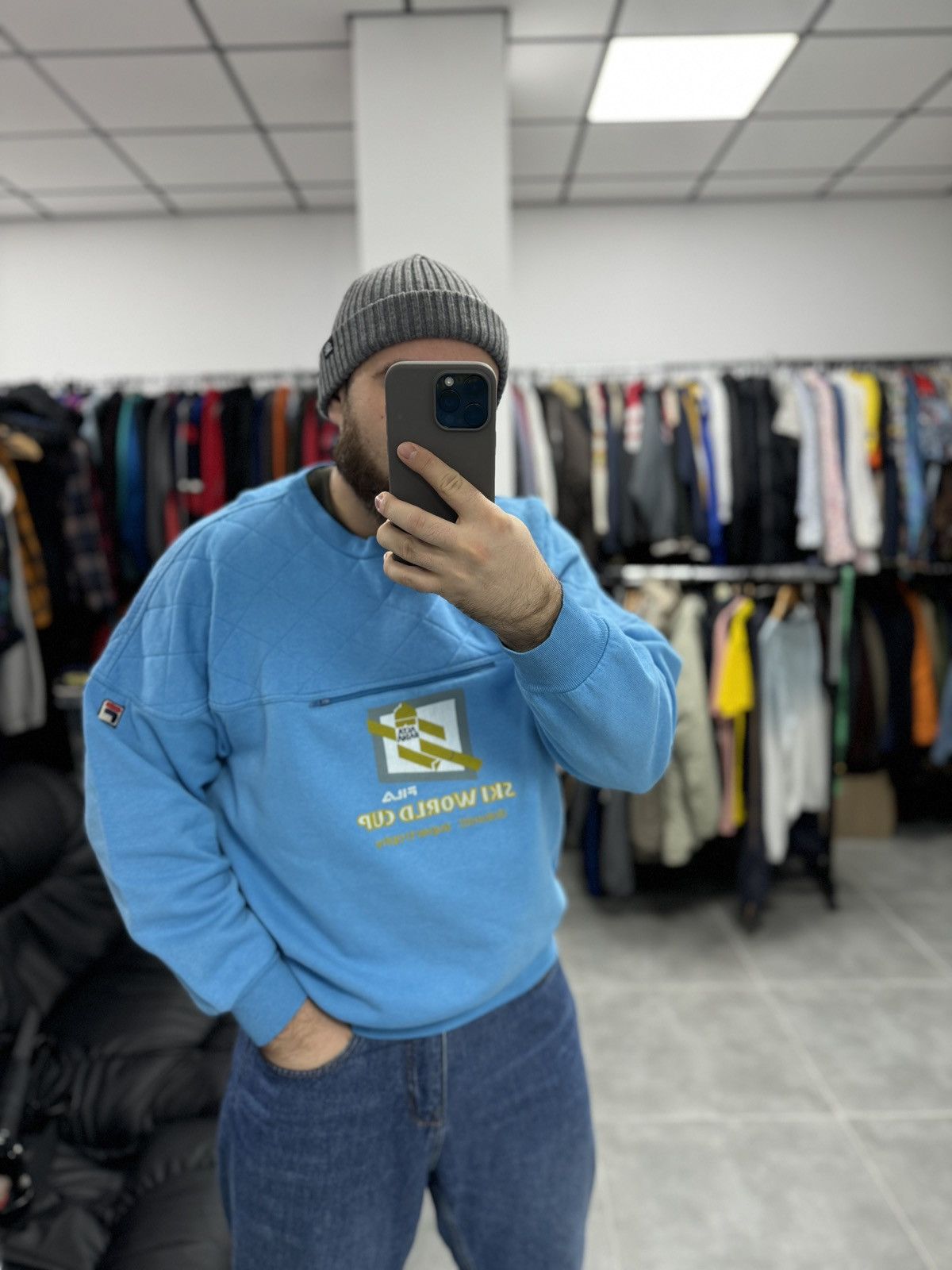 Fila × Vintage Vintage Fila Ski World Cup Dolomtiti Supertrophy Sweatshirt Size US L / EU 52-54 / 3 - 2 Thumbnail