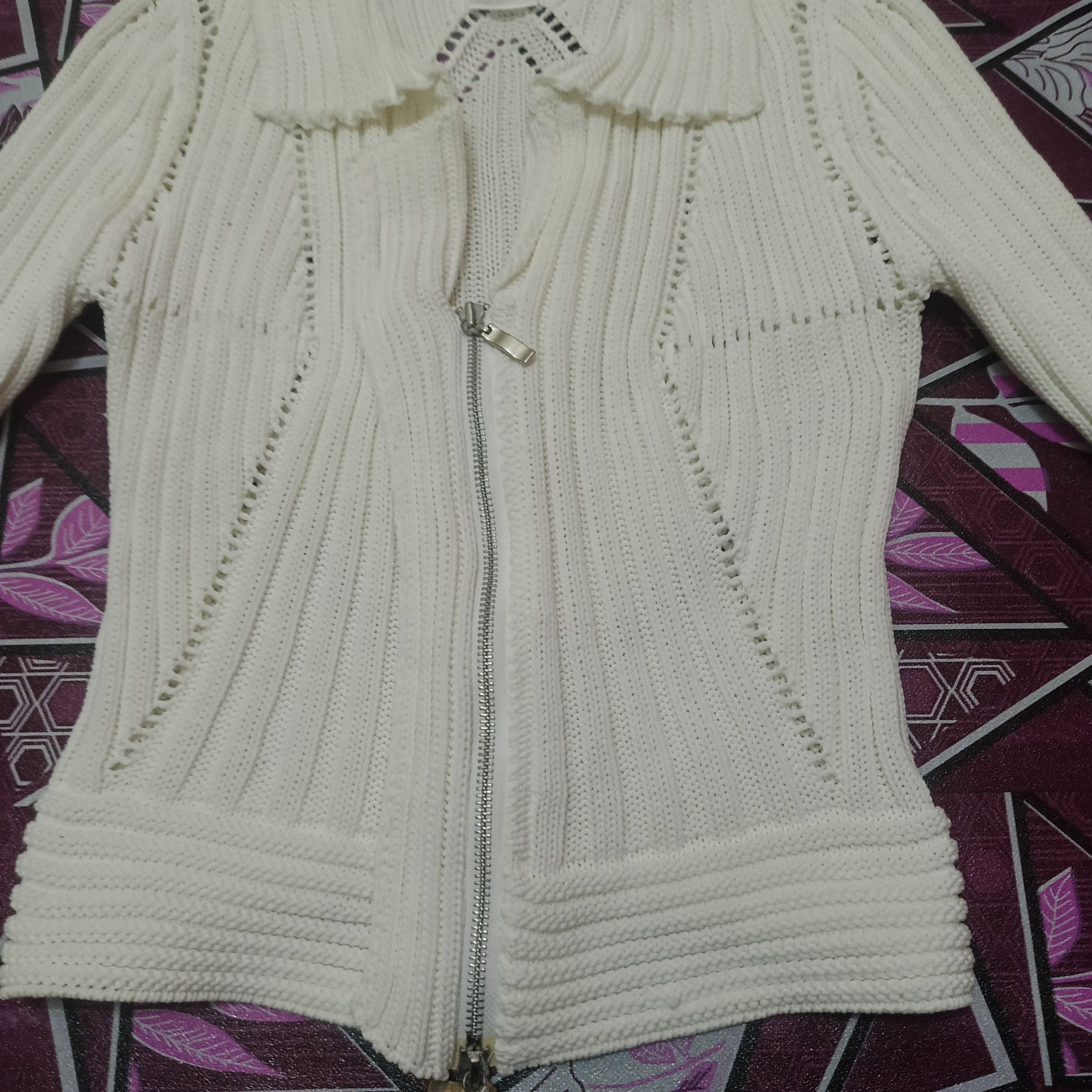 If Six Was Nine Rare Design Hiroko Koshino Mesh Jacket zipper Size XS / US 0-2 / IT 36-38 - 5 Thumbnail