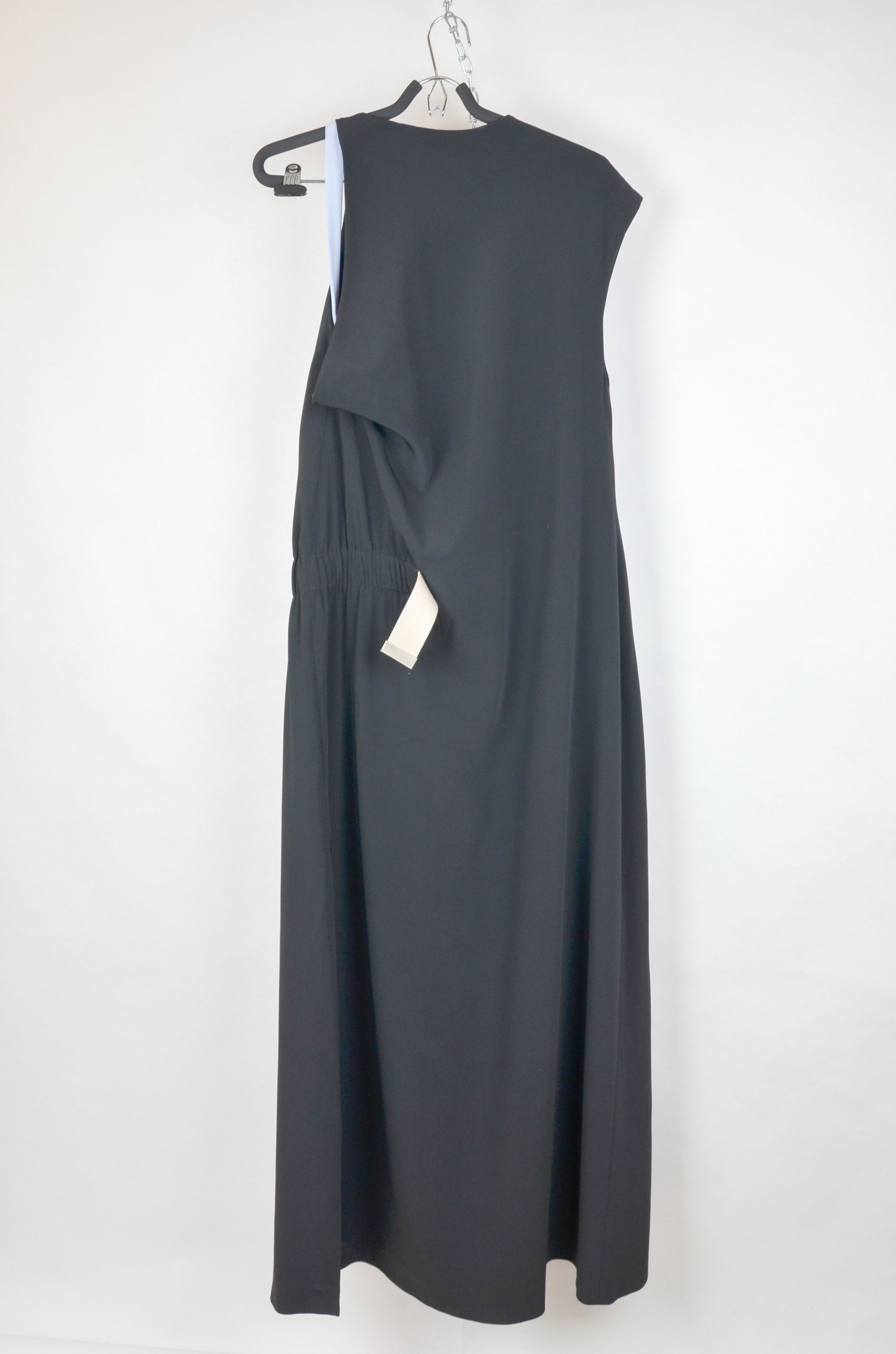 Acne Studios Acne Studios Asymmetric Black Maxi Dress Belted - Size 38 Size S / US 4 / IT 40 - 2 Thumbnail