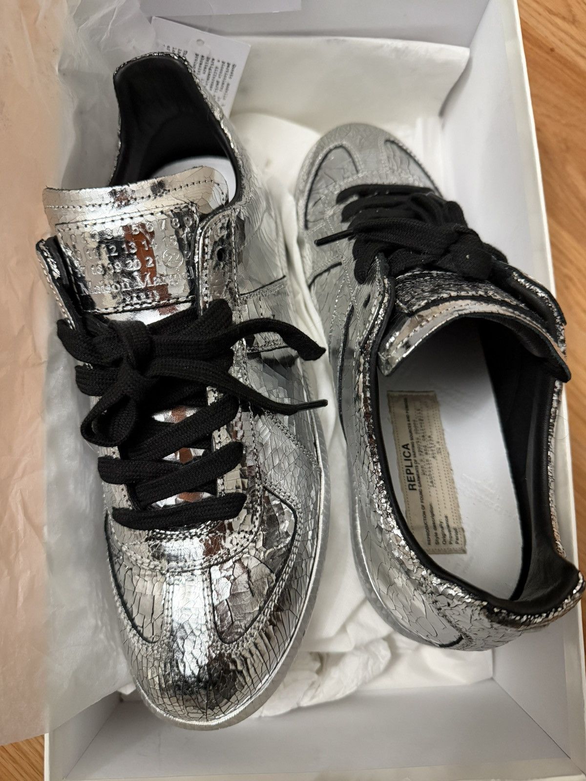 Maison Margiela Maison Margiela replica low tops Size US 8 / EU 41 - 13 Thumbnail