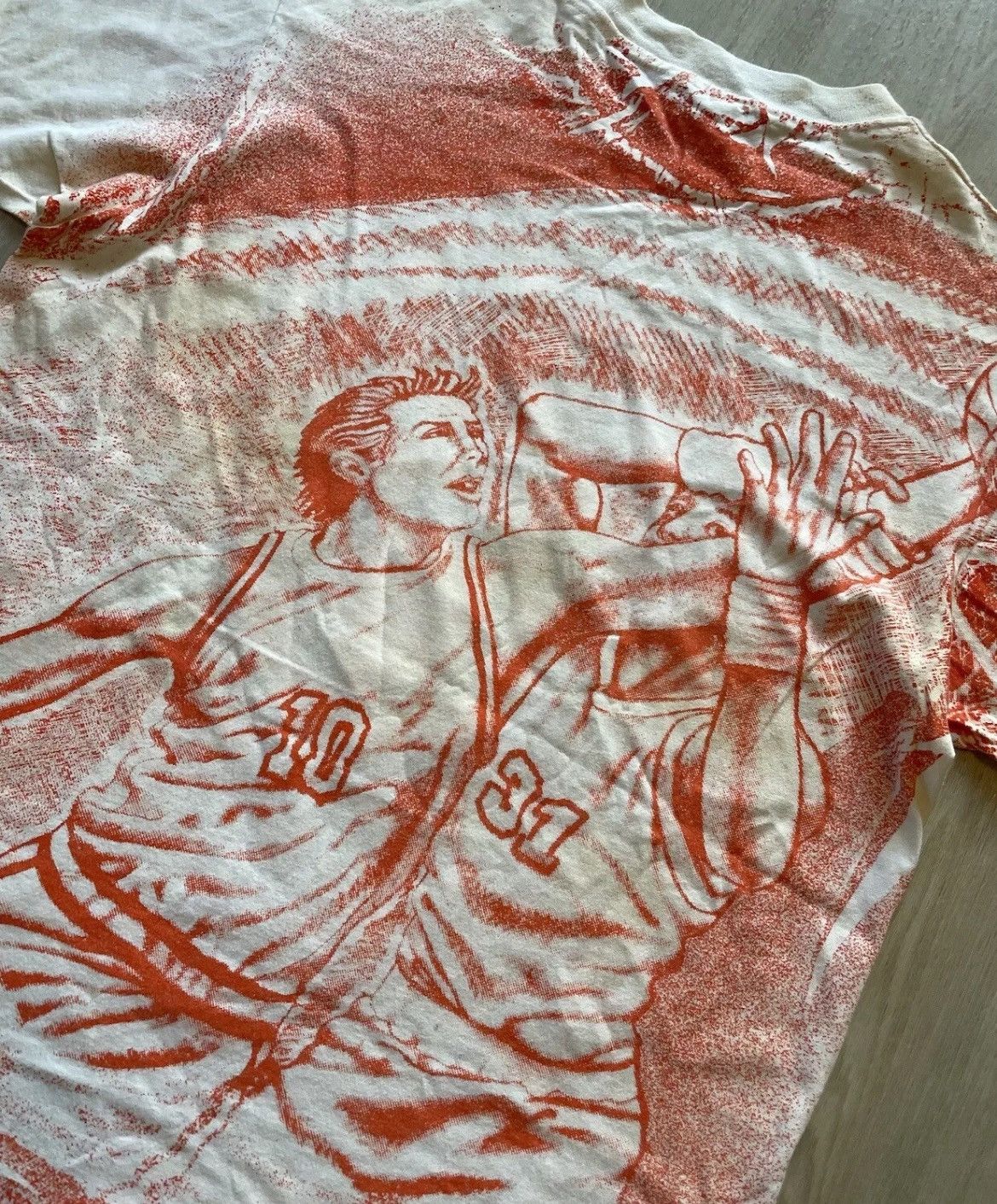 Hypebeast × Vintage Vintage Texas Longhorns Spellout AOP Mens Large Fits Medium Size US M / EU 48-50 / 2 - 6 Thumbnail