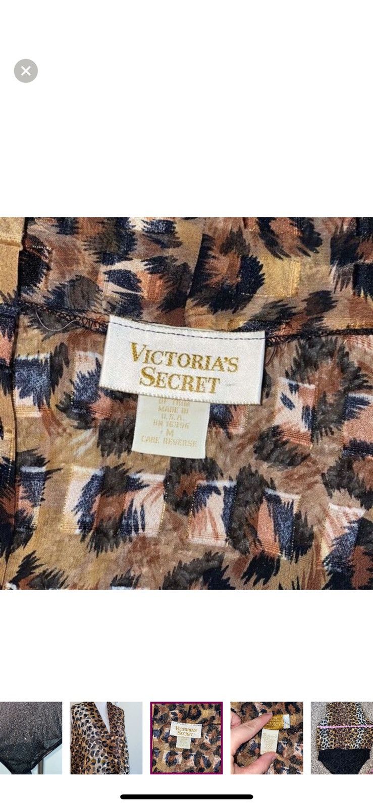 Victoria's Secret Victoria’s Secret medium vintage leopard print bodysuit Size M / US 6-8 / IT 42-44 - 5 Thumbnail