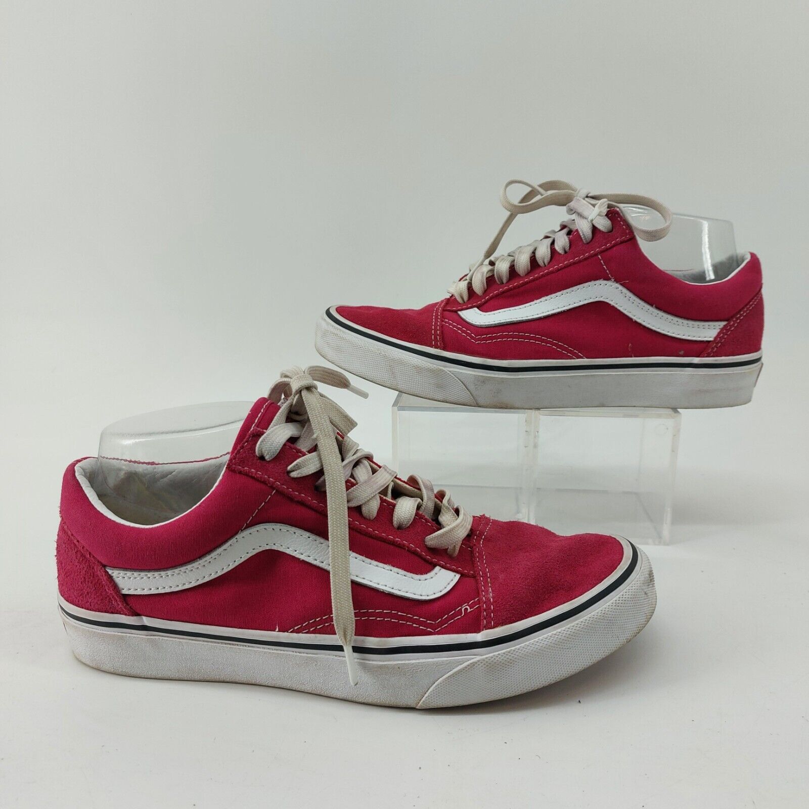 Vans VANS Old Skool Low Magenta Pink Classic Low Top Sneaker 7.5 Size US 7.5 / IT 37.5 - 2 Thumbnail