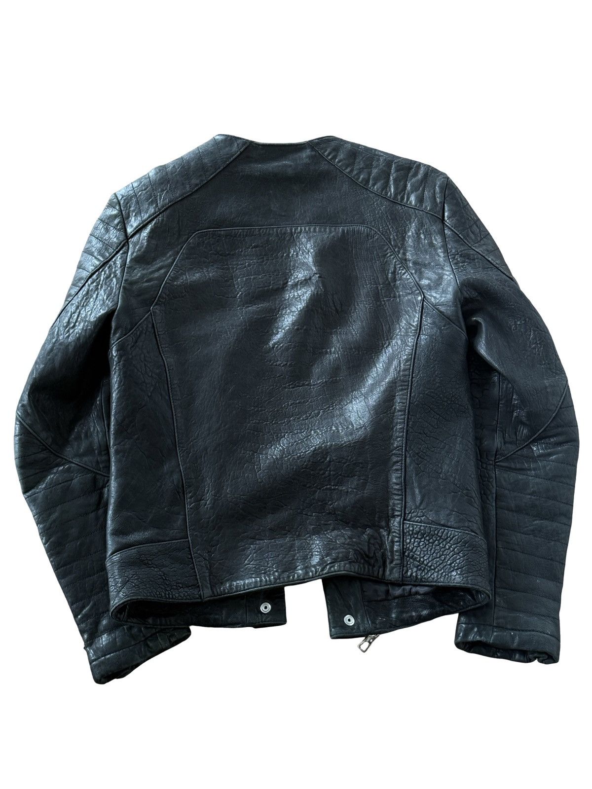 Balmain × H&M Balmain x H&M AW15 Biker Leather Jacket Size US L / EU 52-54 / 3 - 4 Thumbnail