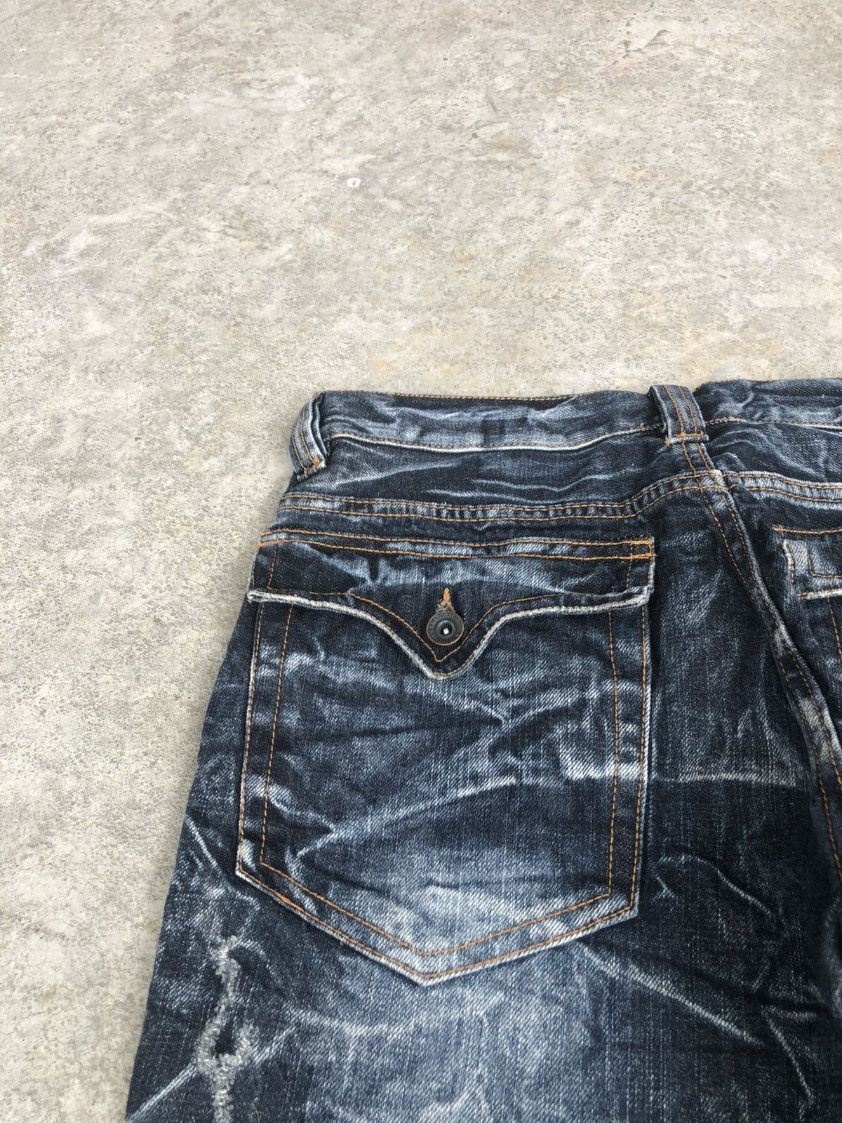If Six Was Nine Japanese Nylaus Flared Jeans Distressed Jeans Size US 30 / EU 46 - 16 Thumbnail