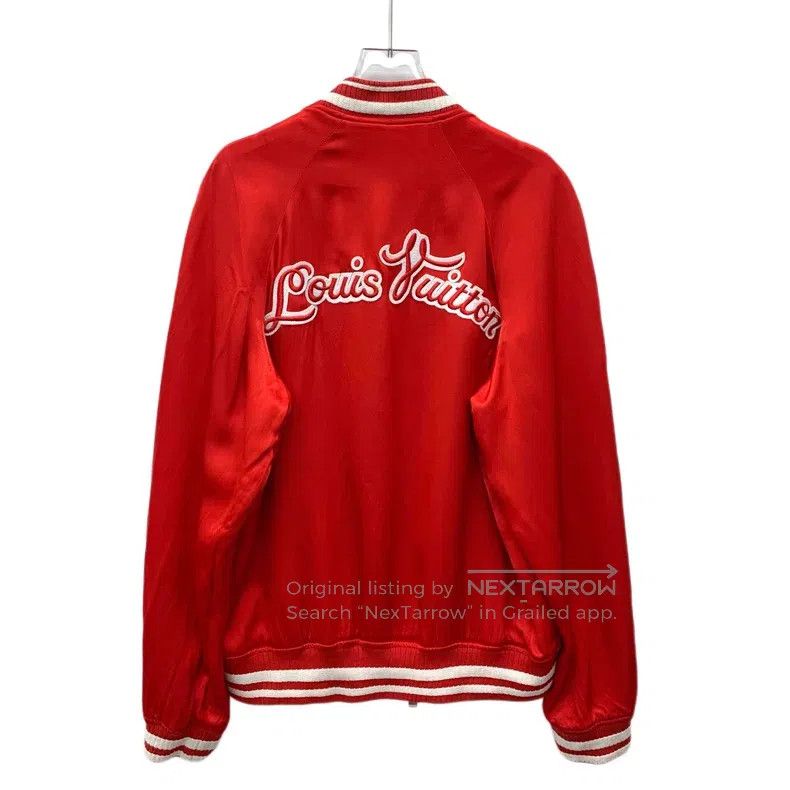 Louis Vuitton Louis Vuitton Red logo monogrammed embroidered standing co Size US M / EU 48-50 / 2 - 2 Thumbnail
