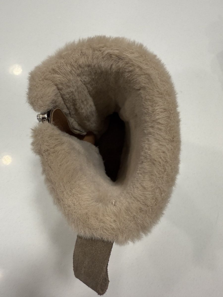 Aquatalia Aquatalia Alcee Faux Fur Lined Platform Boots Brown Size 8 Size US 8 / IT 38 - 7 Thumbnail
