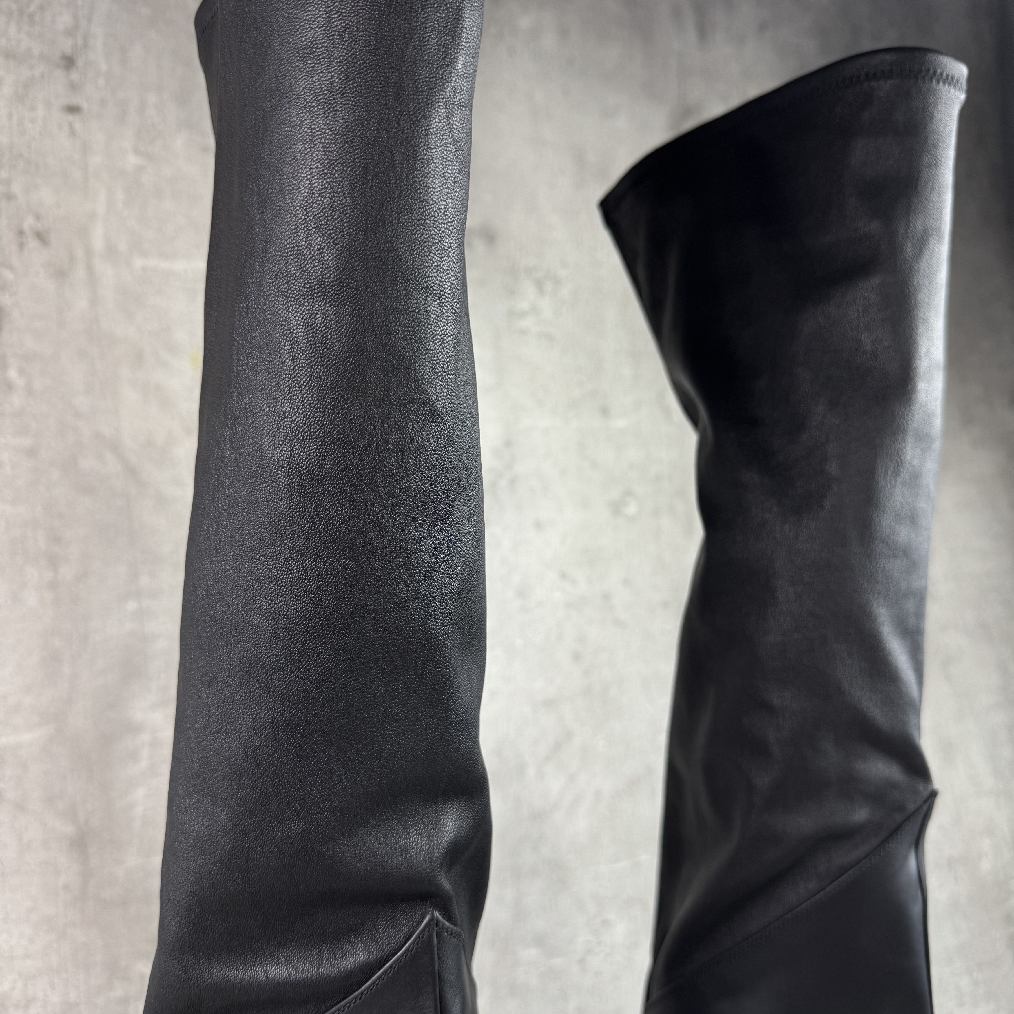Rick Owens RICK OWENS Oblique Ramones Thigh High Flared Sneakers Boots Size US 8 / EU 41 - 11 Thumbnail