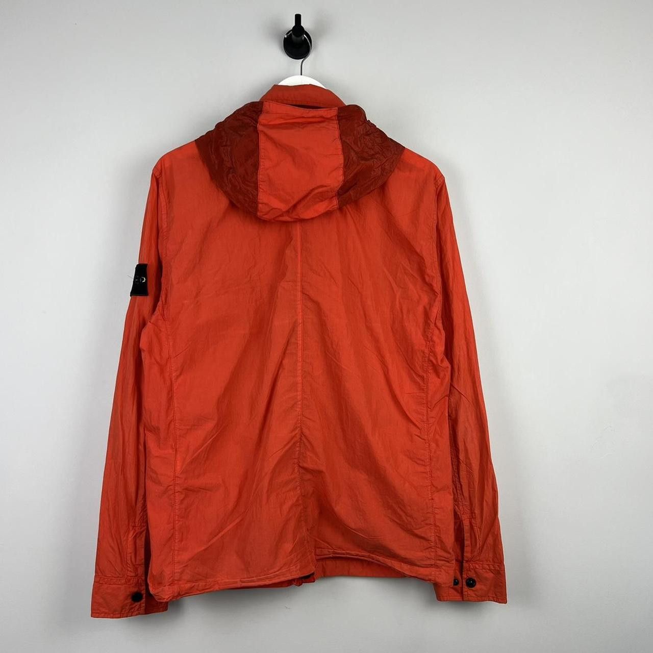 Like New Stone Island Hoodie Size Large shops Orange Salmon No Flaws