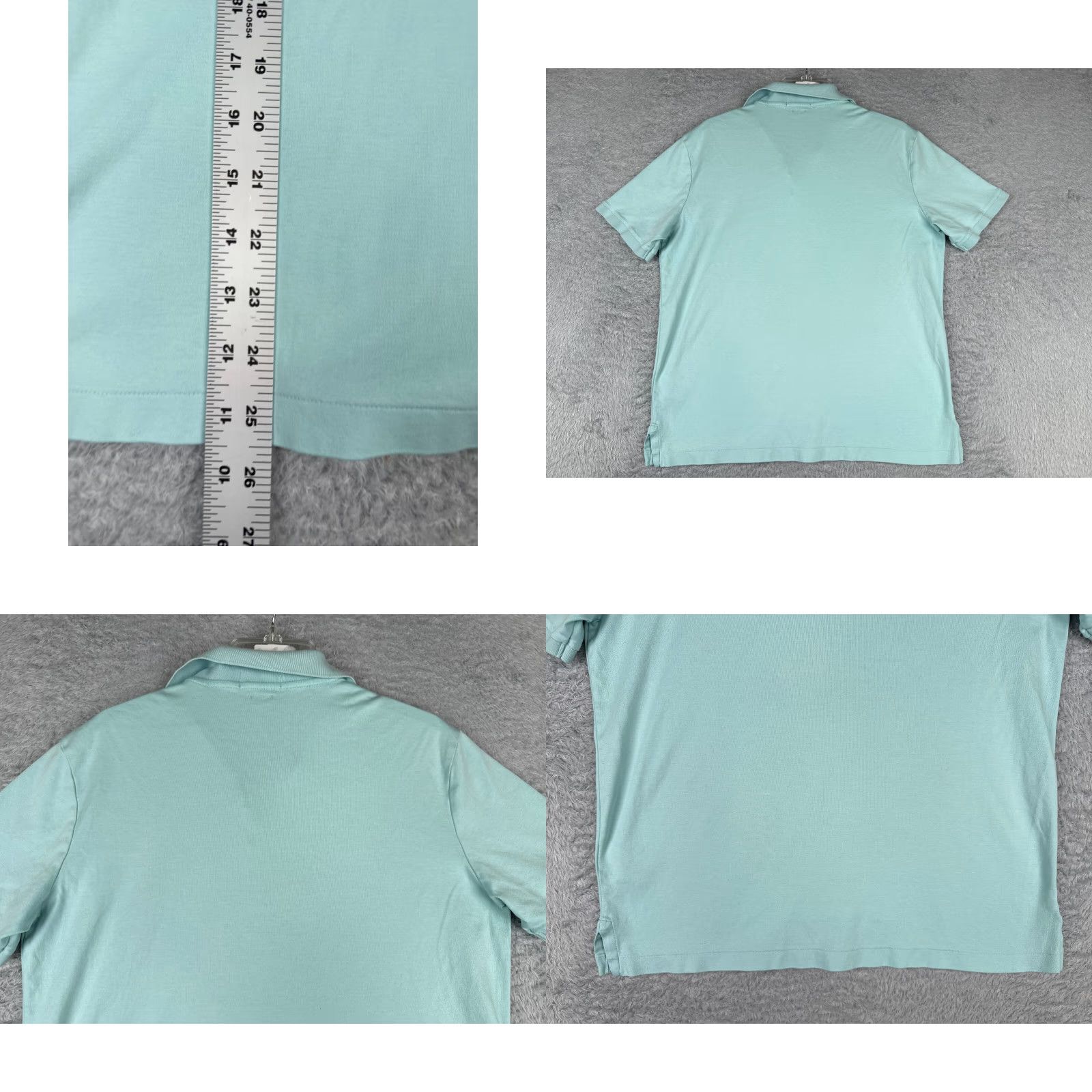Ralph Lauren VINTAGE Ralph Lauren Polo Shirt Adult Medium Blue 100% Cotton Short Sleeve Jersey Fabric Polo Shirt Size US M / EU 48-50 / 2 - 9 Thumbnail